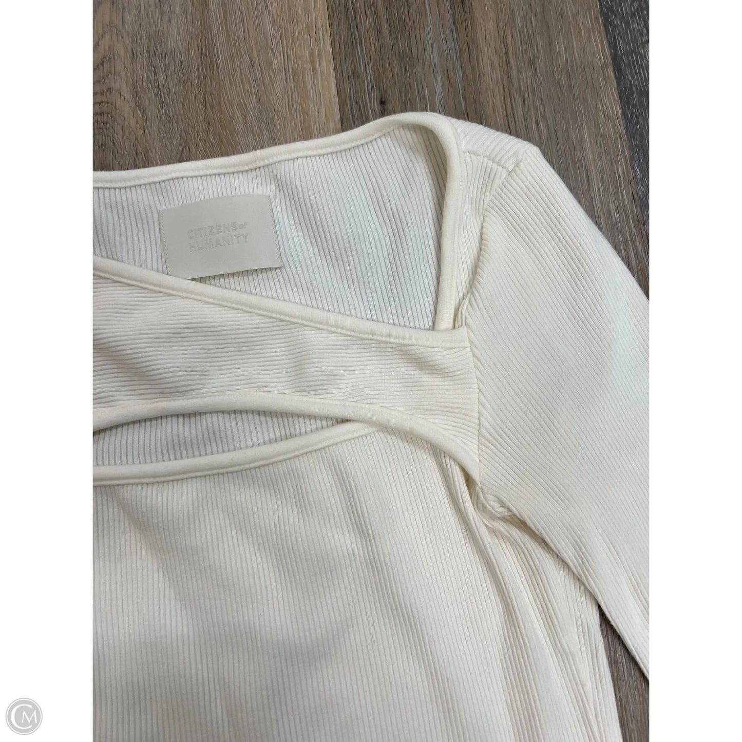 Top Long Sleeve By Citizens Of Humanity In Cream, Size: S