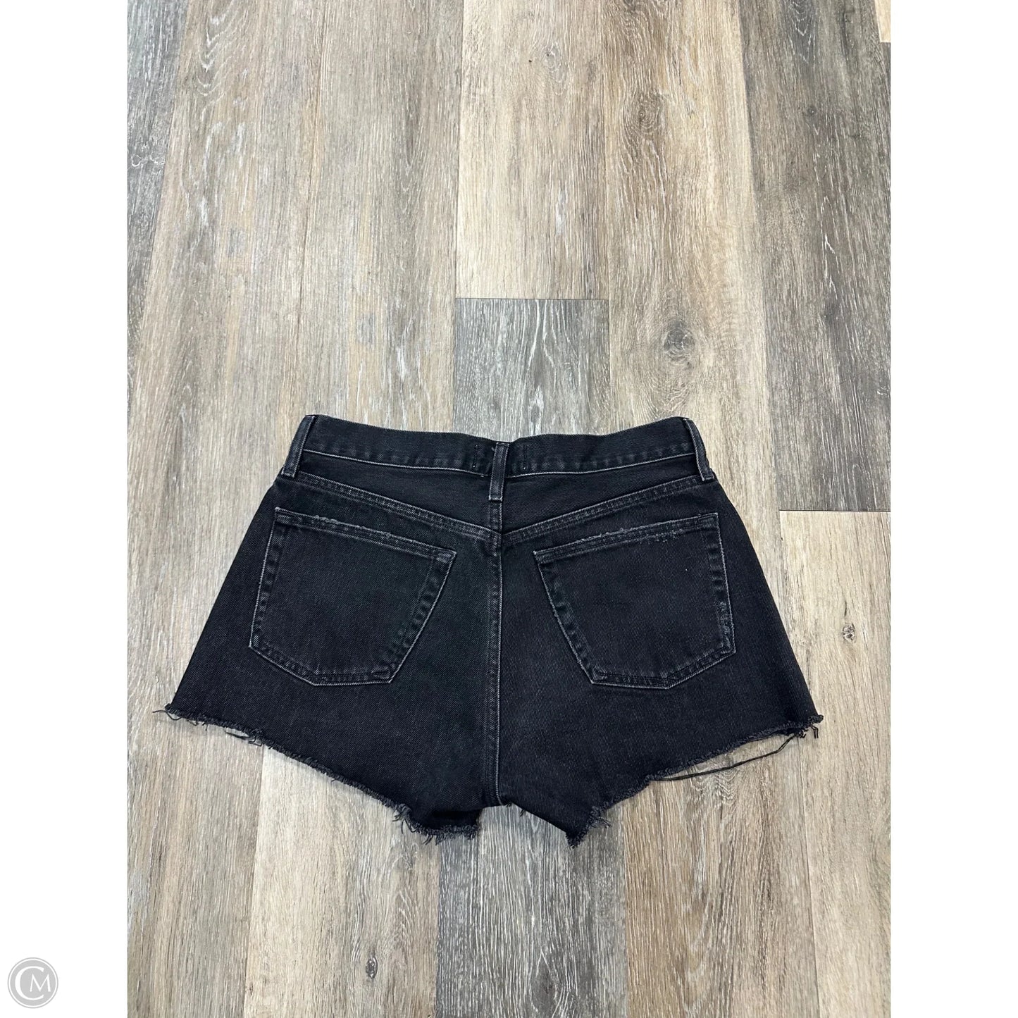Shorts By Agolde In Black Denim, Size: 2