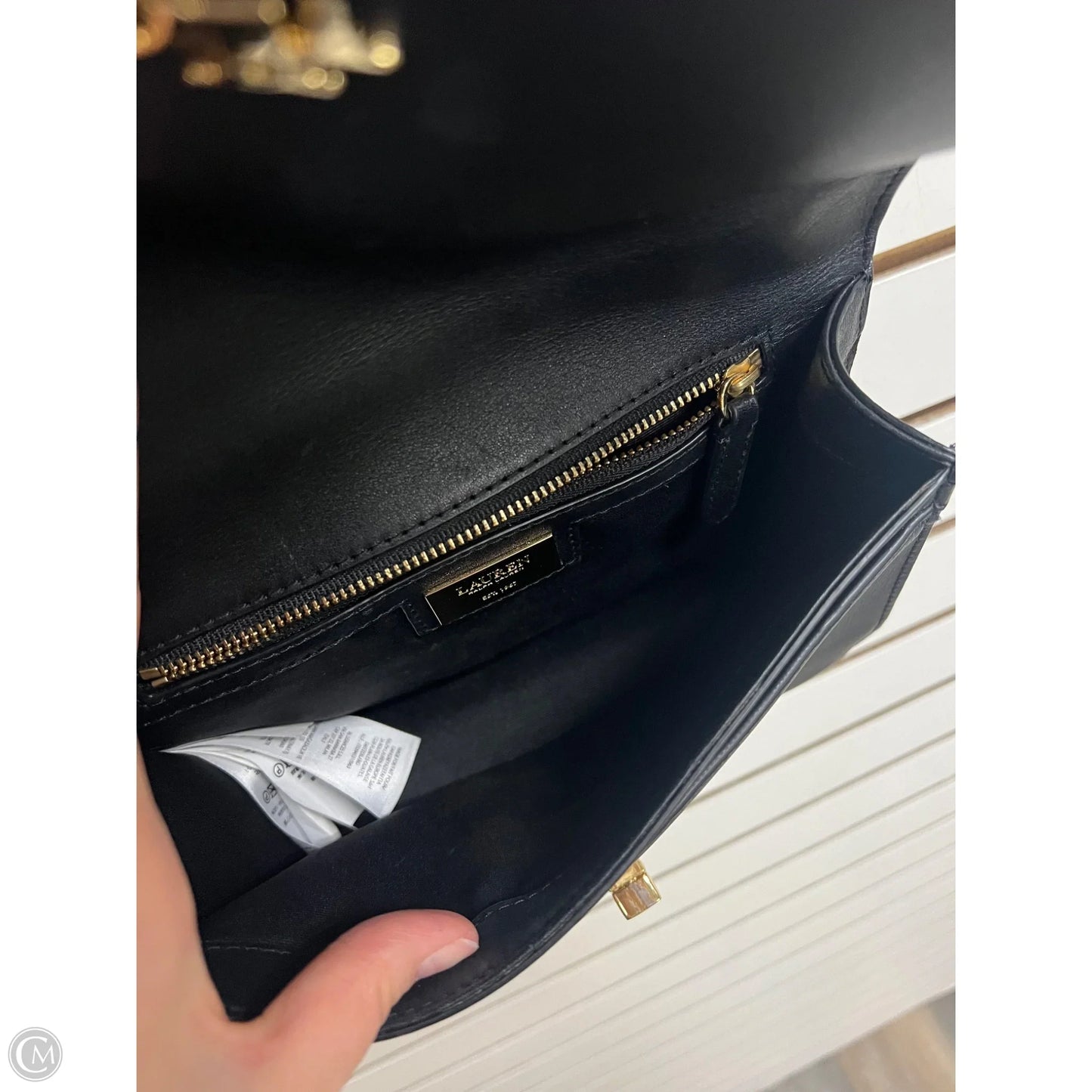 Crossbody Leather By Lauren By Ralph Lauren, Size: Medium