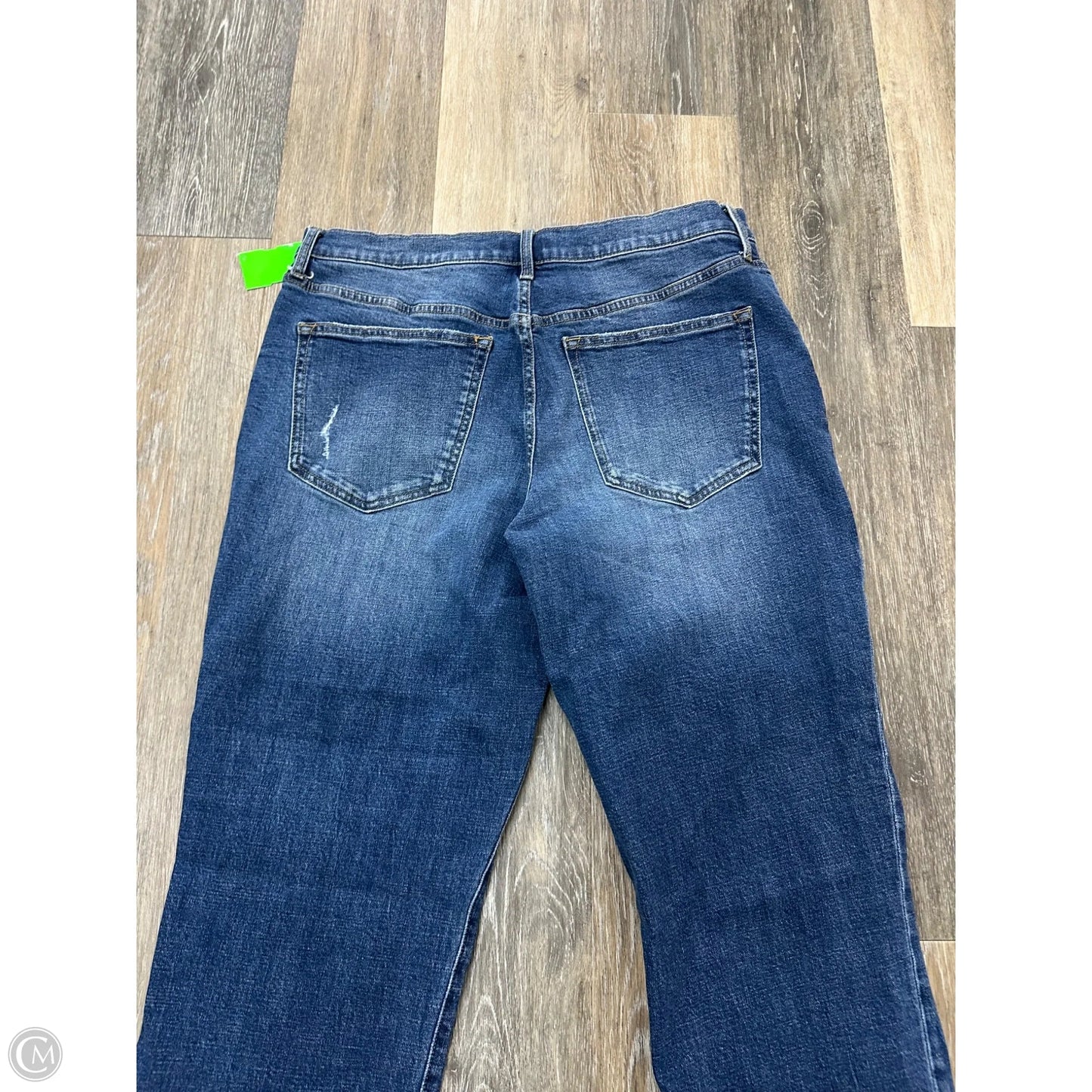 Jeans Straight By Oliver Logan In Blue Denim, Size: 14