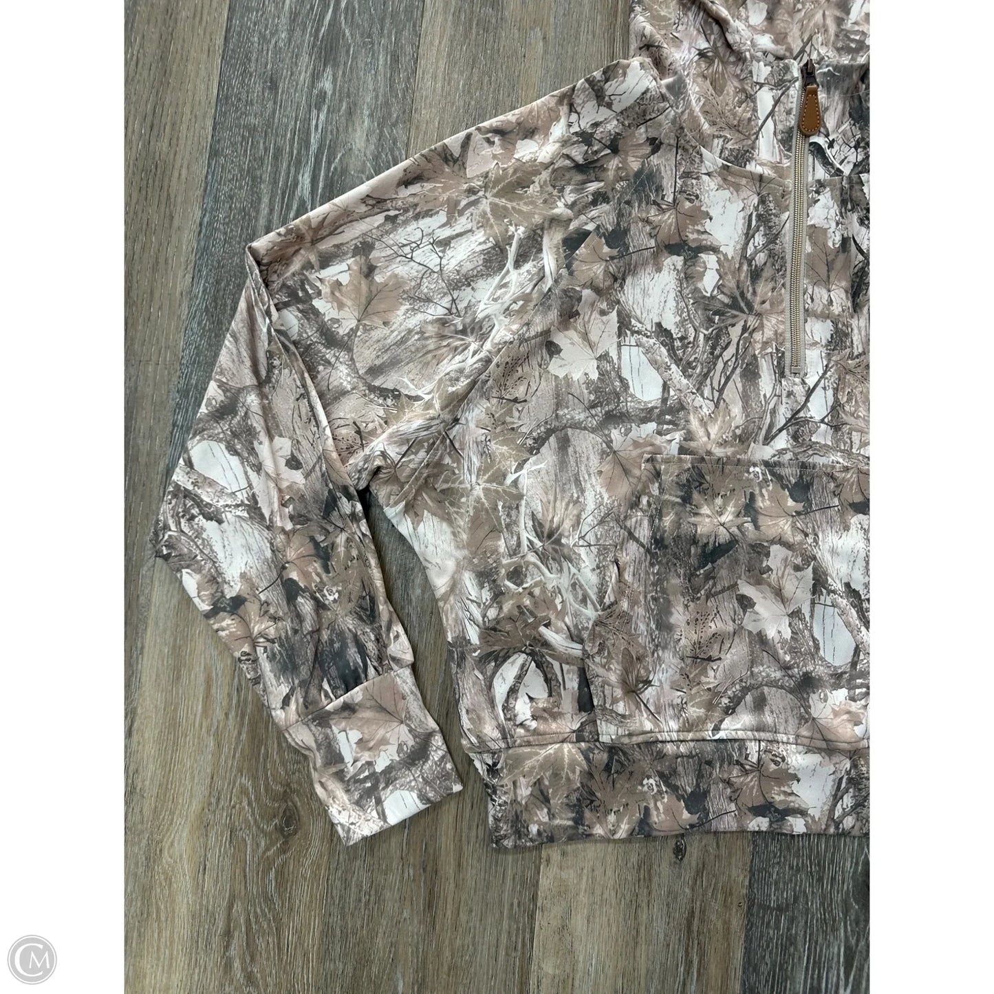 Sweatshirt Hoodie By Birdie In Camouflage Print, Size: S