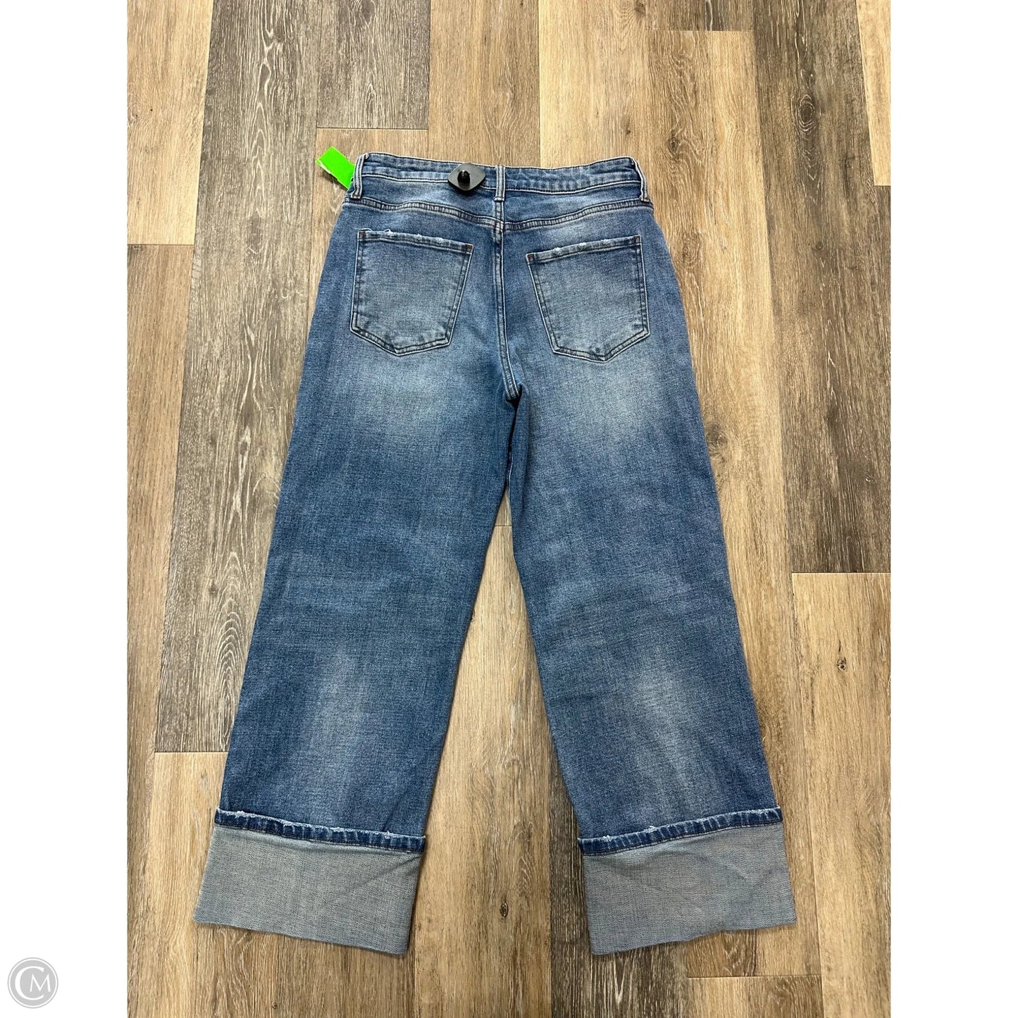 Jeans Wide Leg By Kut In Blue Denim, Size: 4