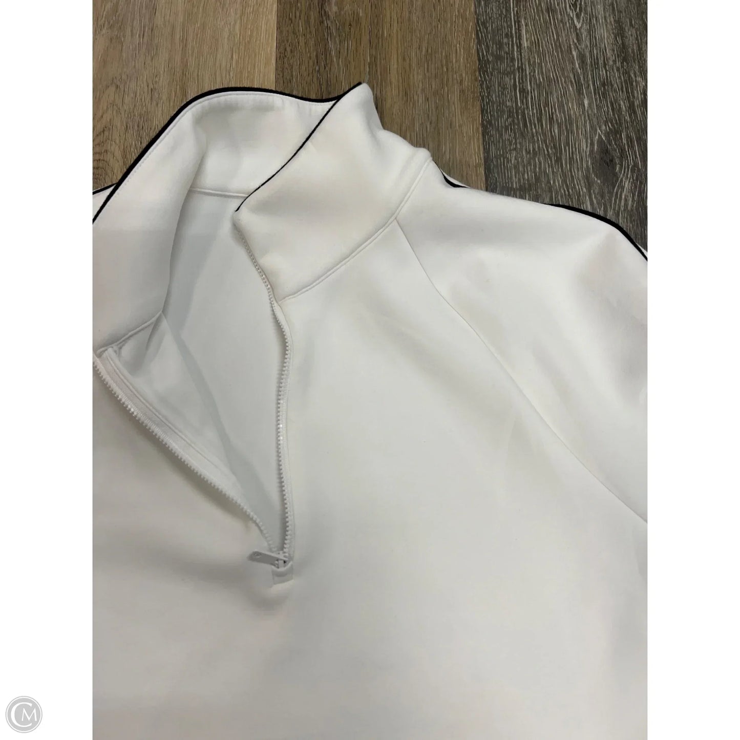Athletic Sweatshirt Collar By Calia In White, Size: Xxl