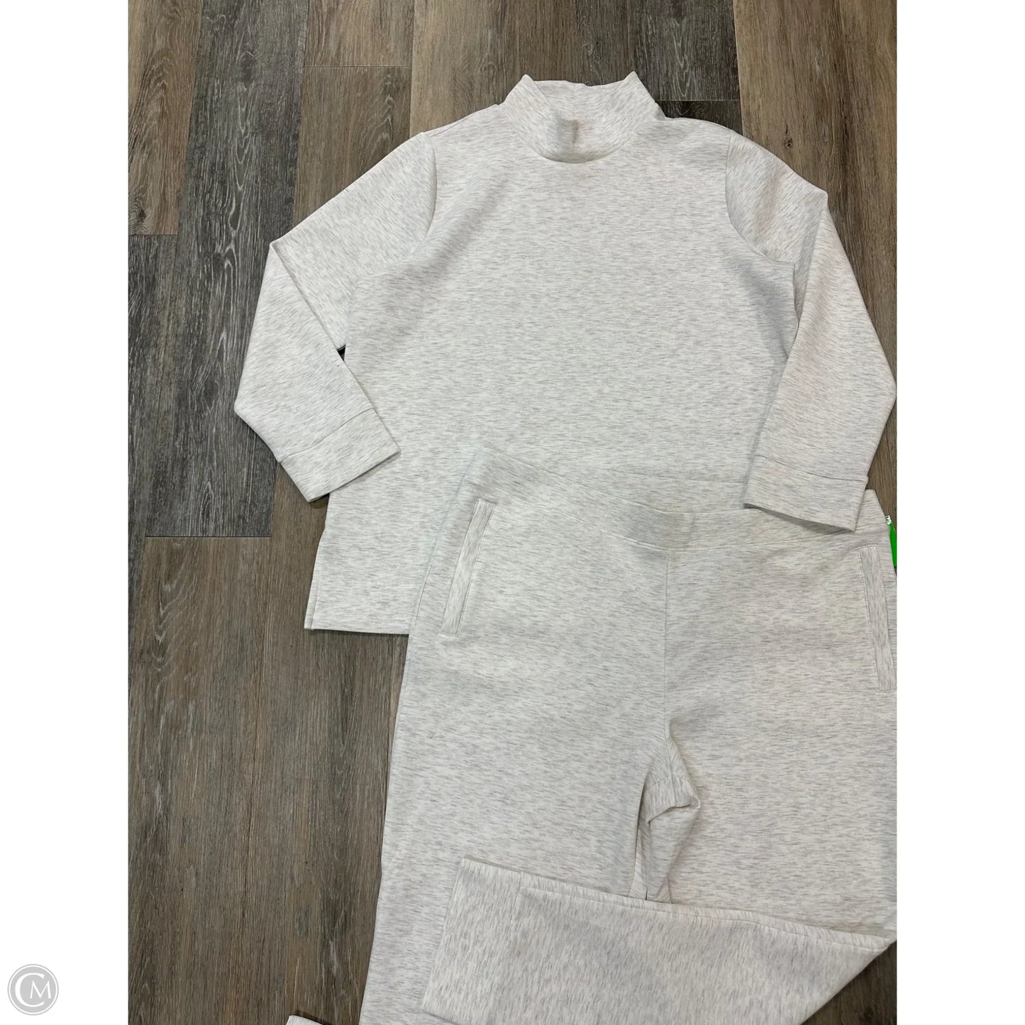 Pants Set 2pc By Chicos In Cream, Size: Xl