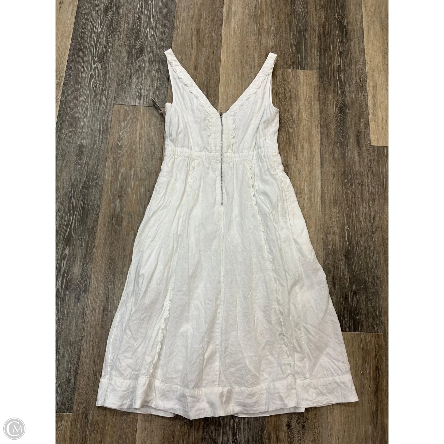 Dress Party Midi By Anthropologie In White, Size: 6
