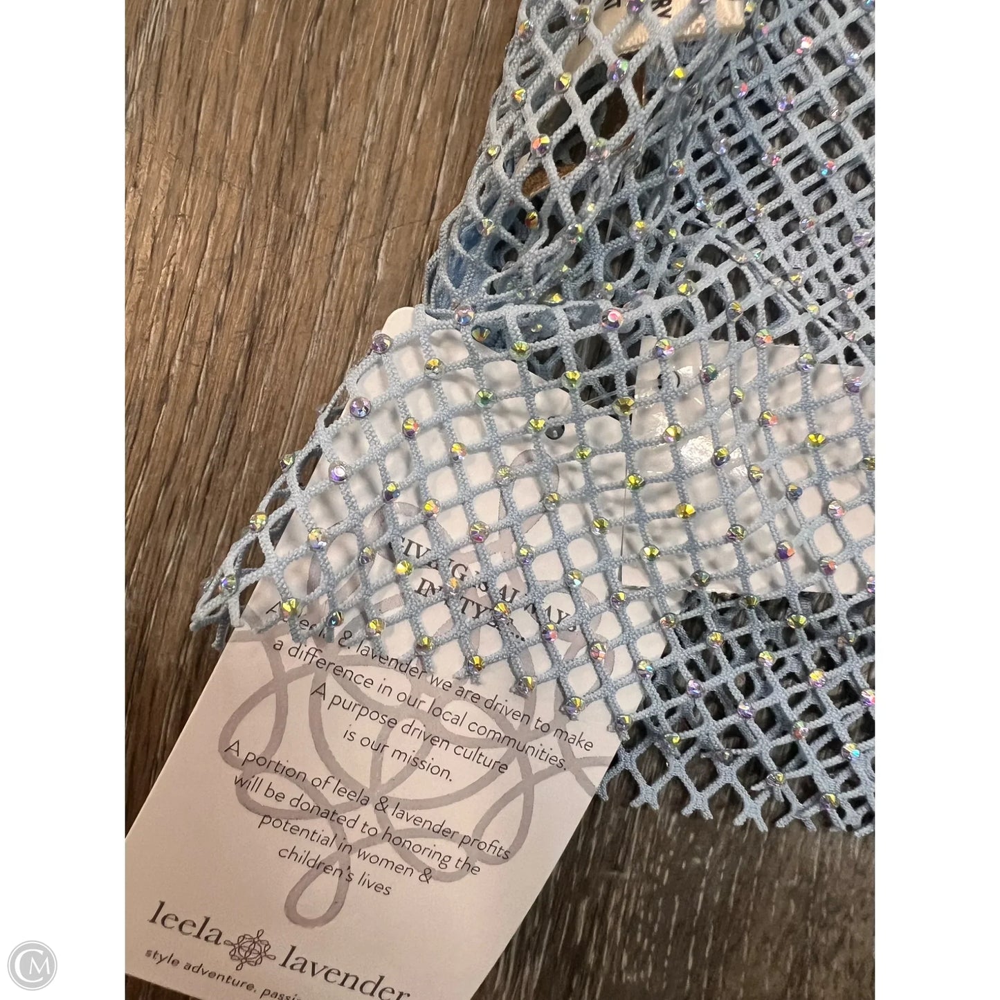 Top Short Sleeve By Leela and Lavender In Blue, Size: S