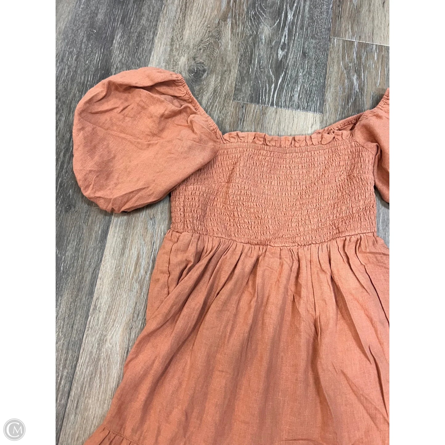Dress Casual Maxi By Abercrombie And Fitch In Orange, Size: M