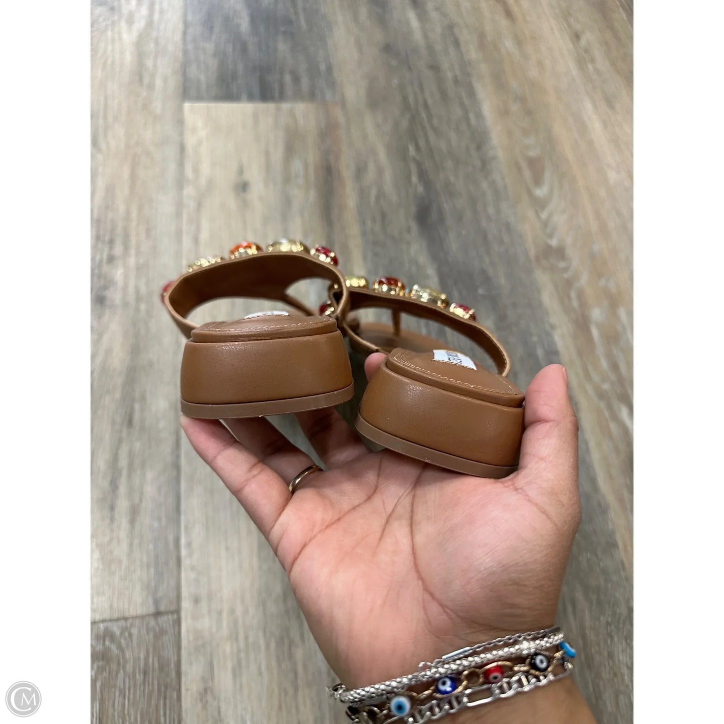 Sandals Flats By Steve Madden In Tan, Size: 7.5