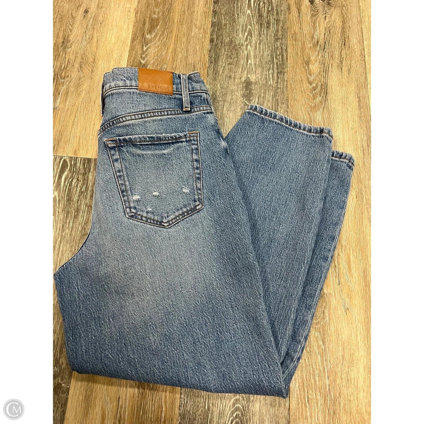 Jeans Straight By Evereve In Blue Denim, Size: 8/29