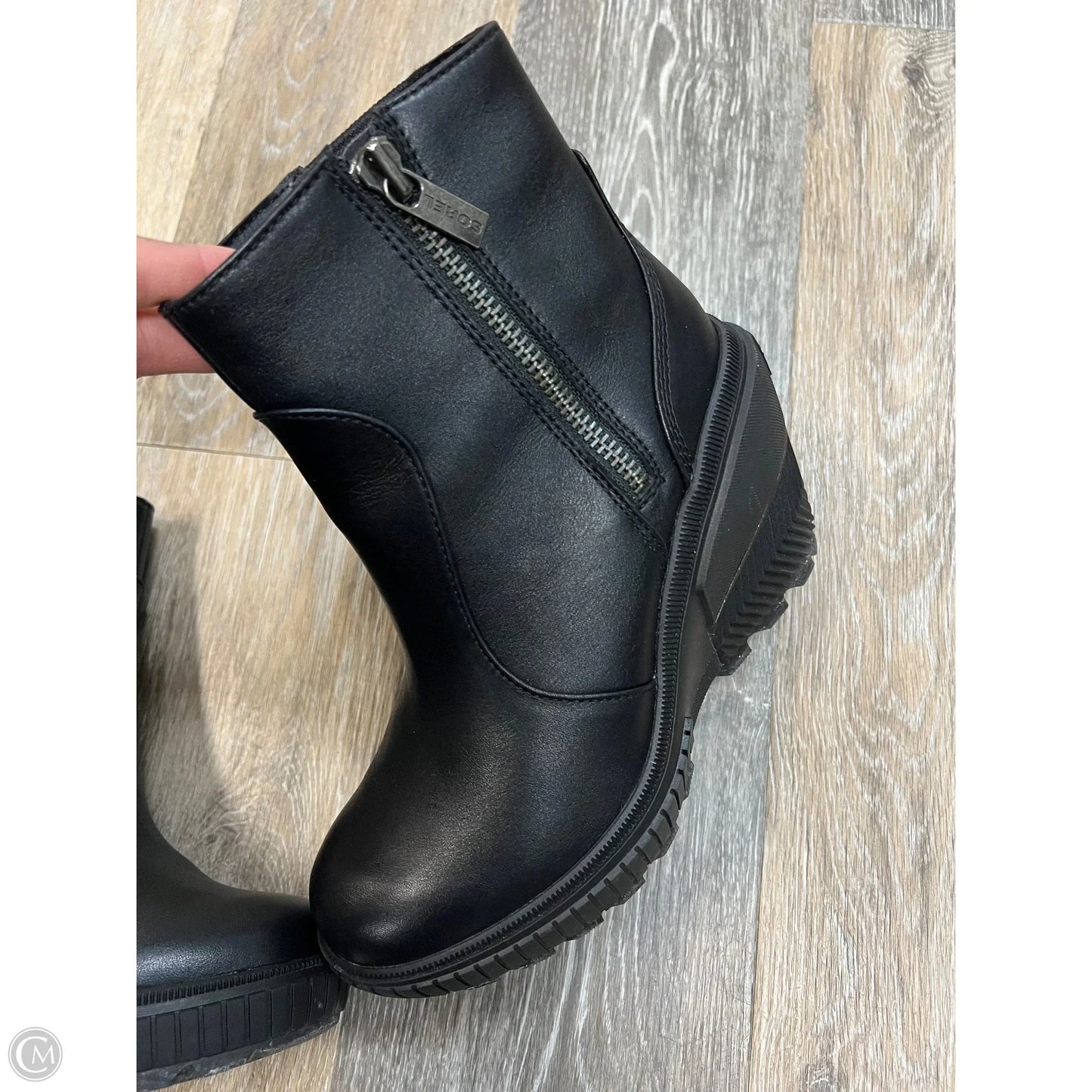 Boots Ankle Heels By Sorel In Black, Size: 7