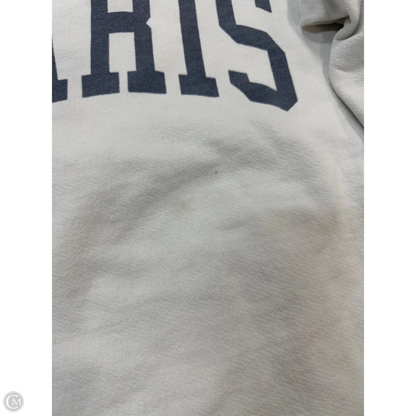 Sweatshirt Crewneck By Retrobrand In White, Size: Xs