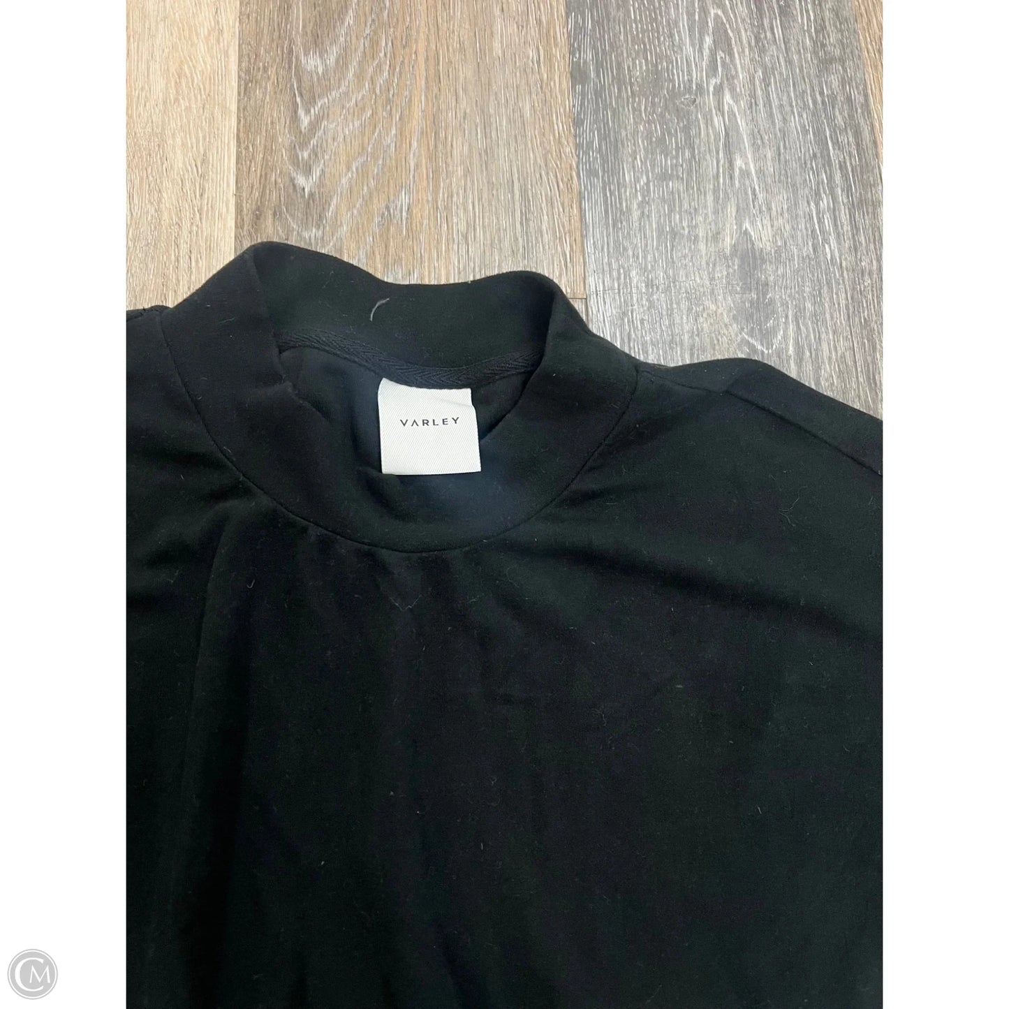 Sweatshirt Collar By Varley In Black, Size: M
