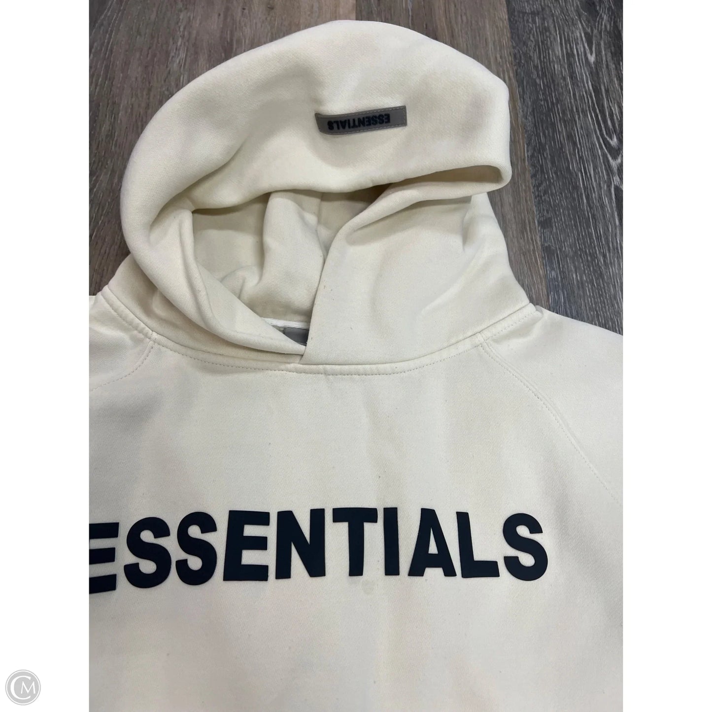 Sweatshirt Hoodie By Essentials In Cream, Size: L