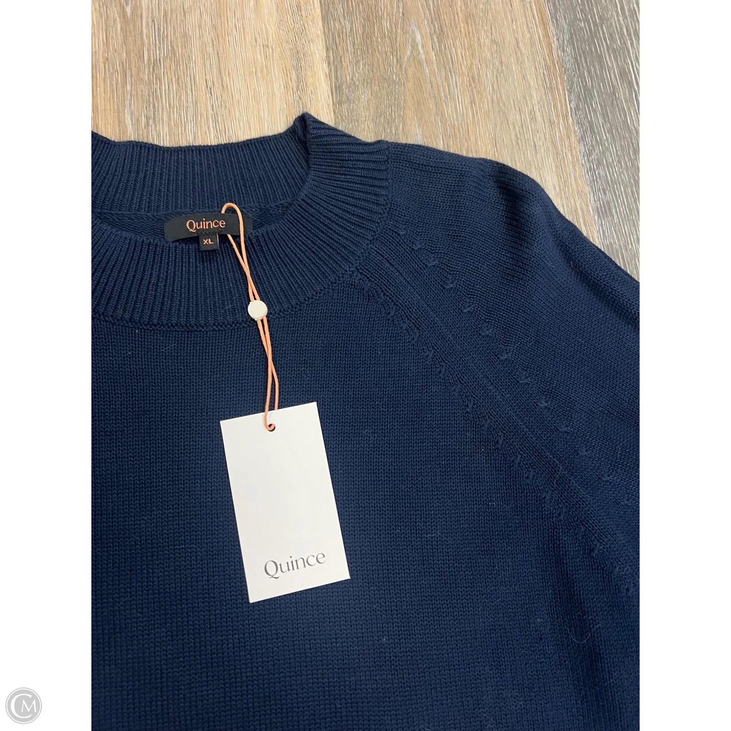 Sweater By Quince In Navy, Size: Xl