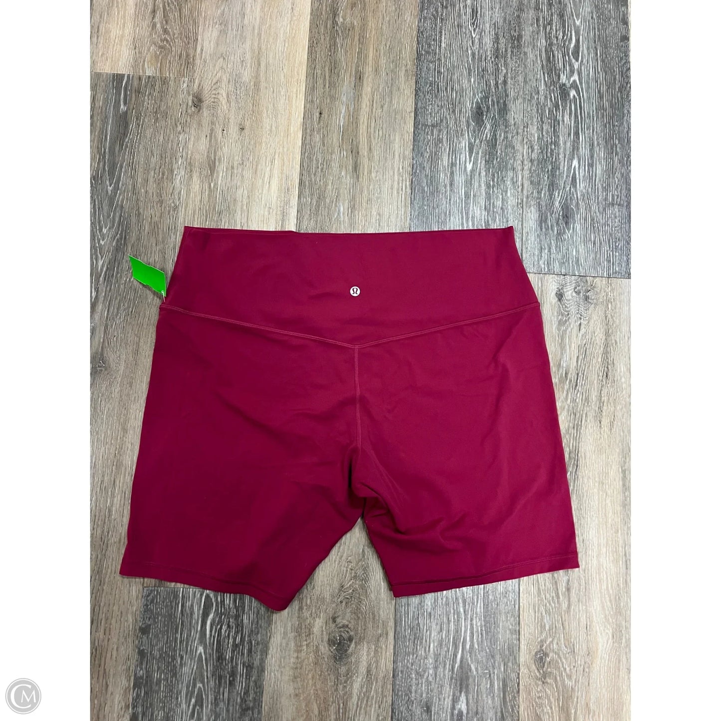 Athletic Shorts By Lululemon In Pink, Size: 18