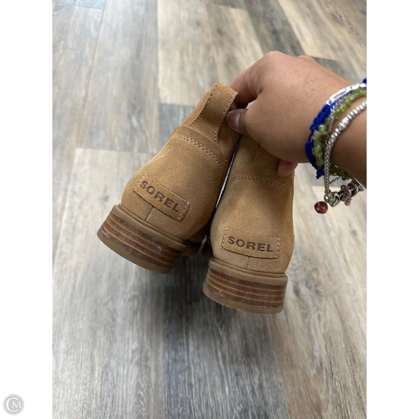 Boots Ankle Flats By Sorel In Tan, Size: 10.5