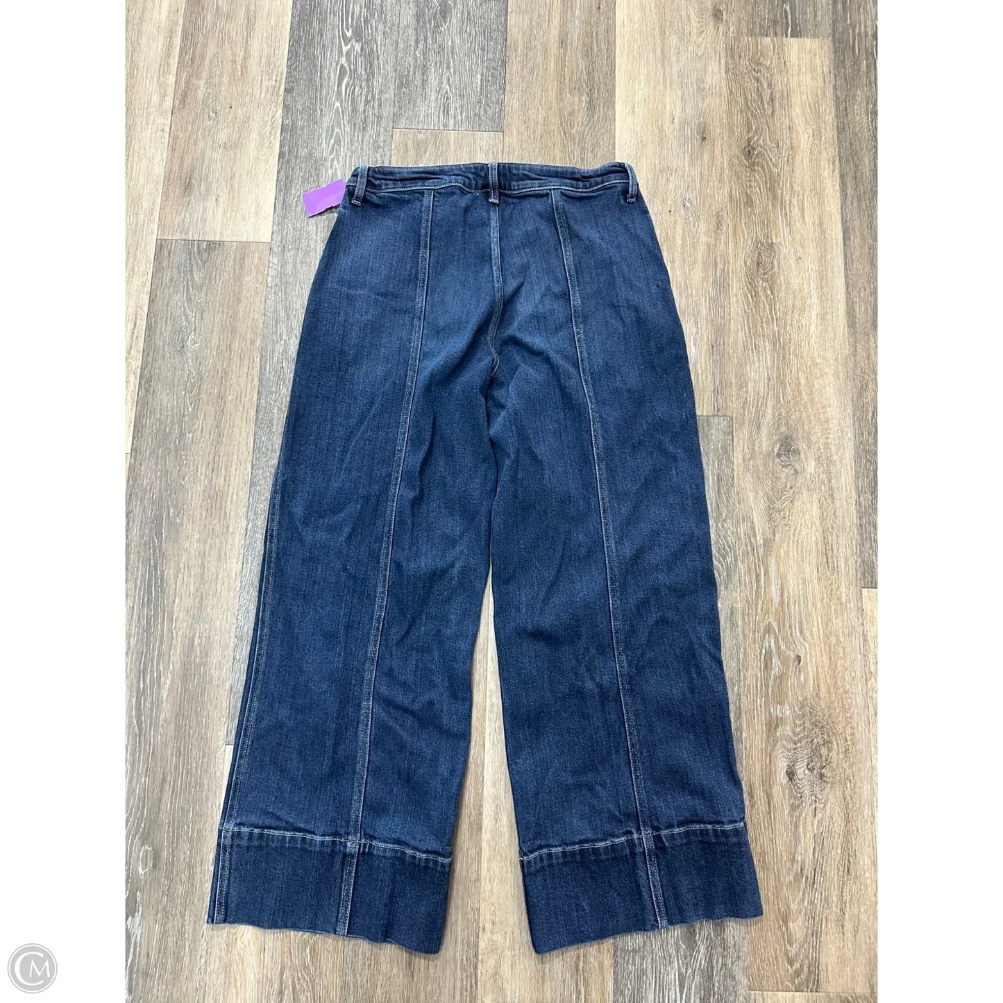Jeans Wide Leg By Kancan In Blue Denim, Size: 10