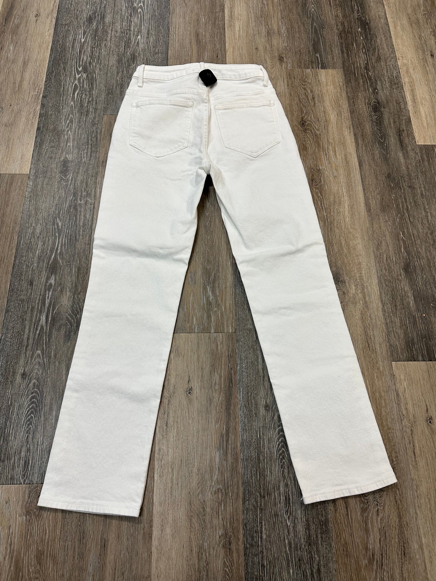 Jeans Straight By Driftwood In White Denim, Size: 0