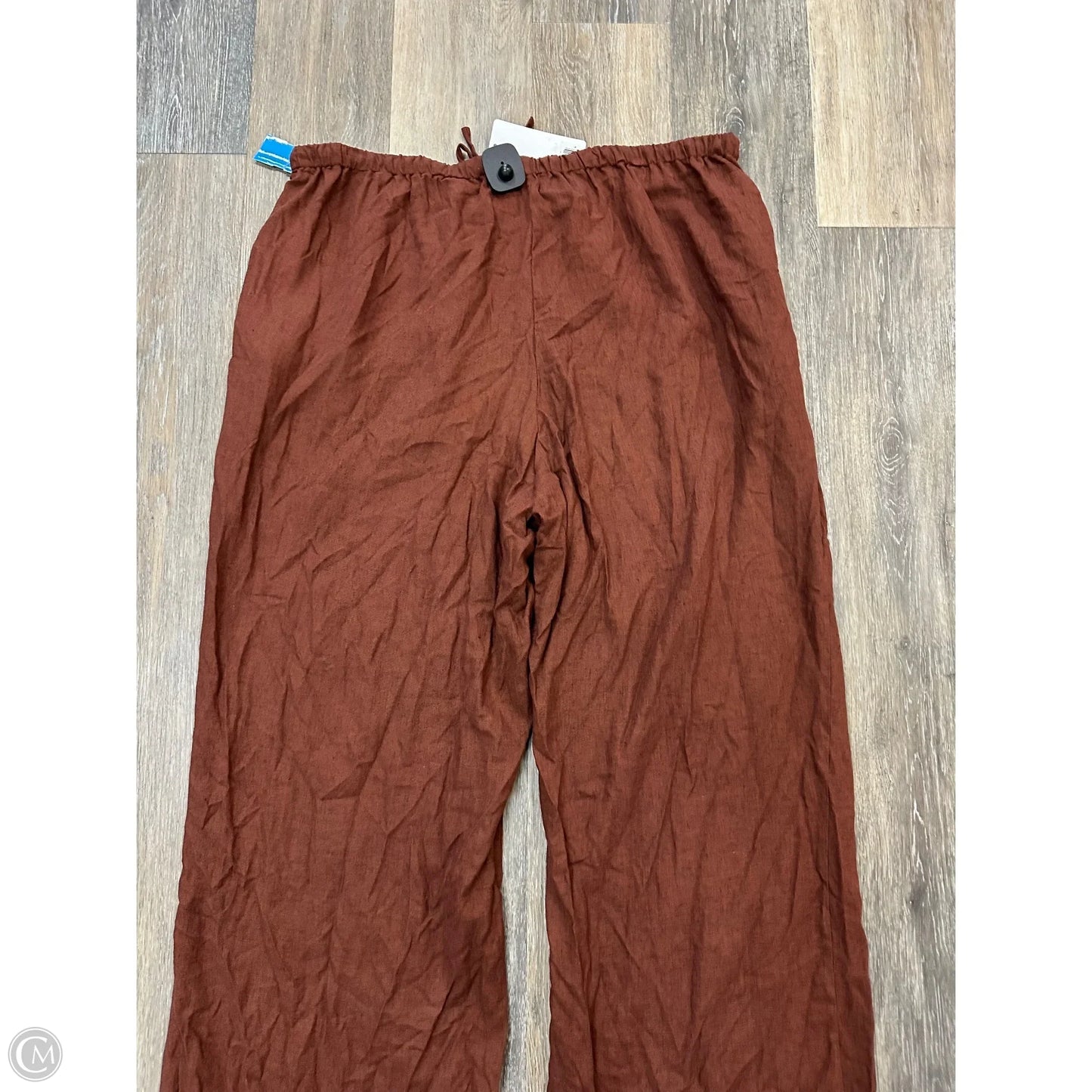 Pants Linen By Saint + Sofia In Orange, Size: 18