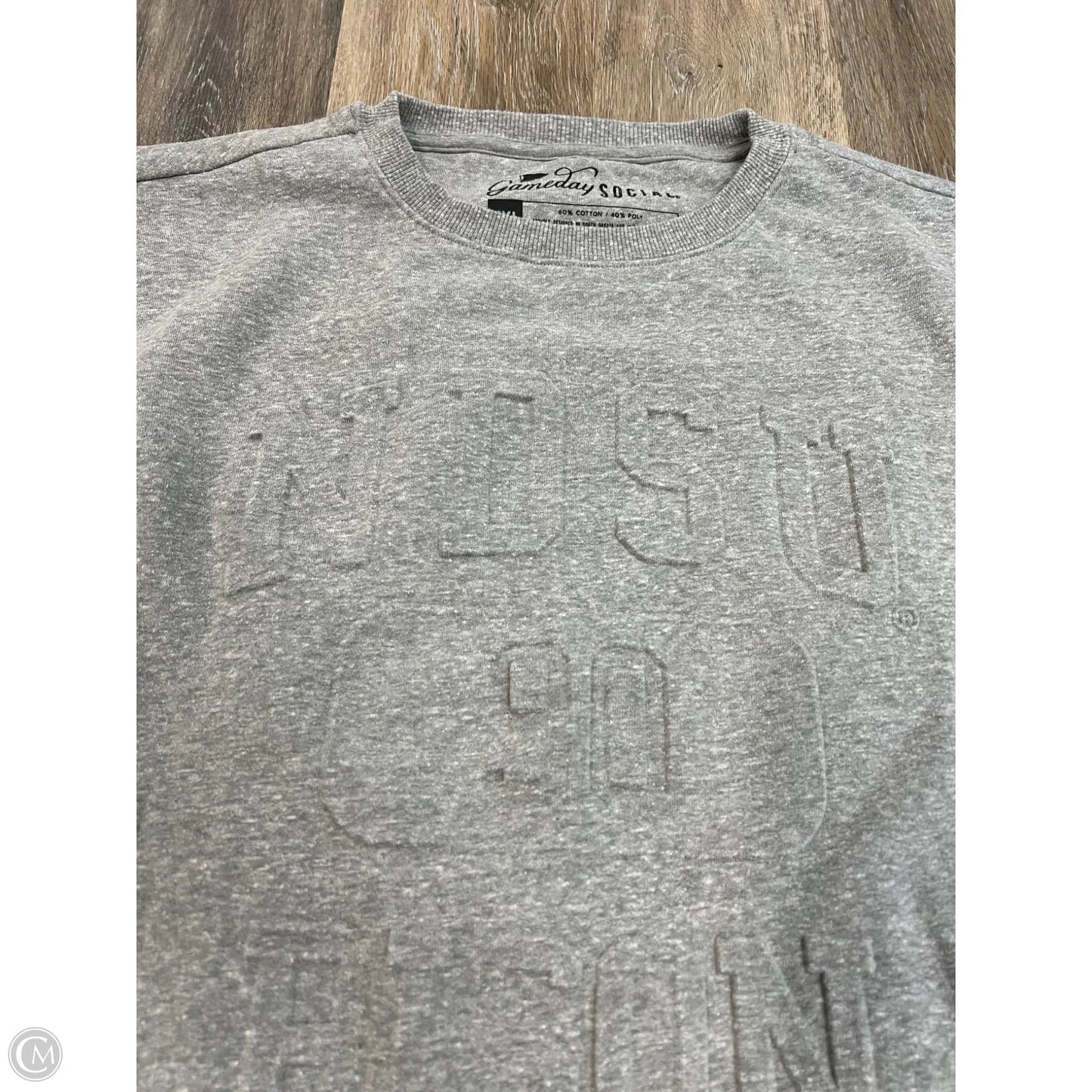Athletic Sweatshirt By GAMEDAY SOCIAL In Grey, Size: Xxl