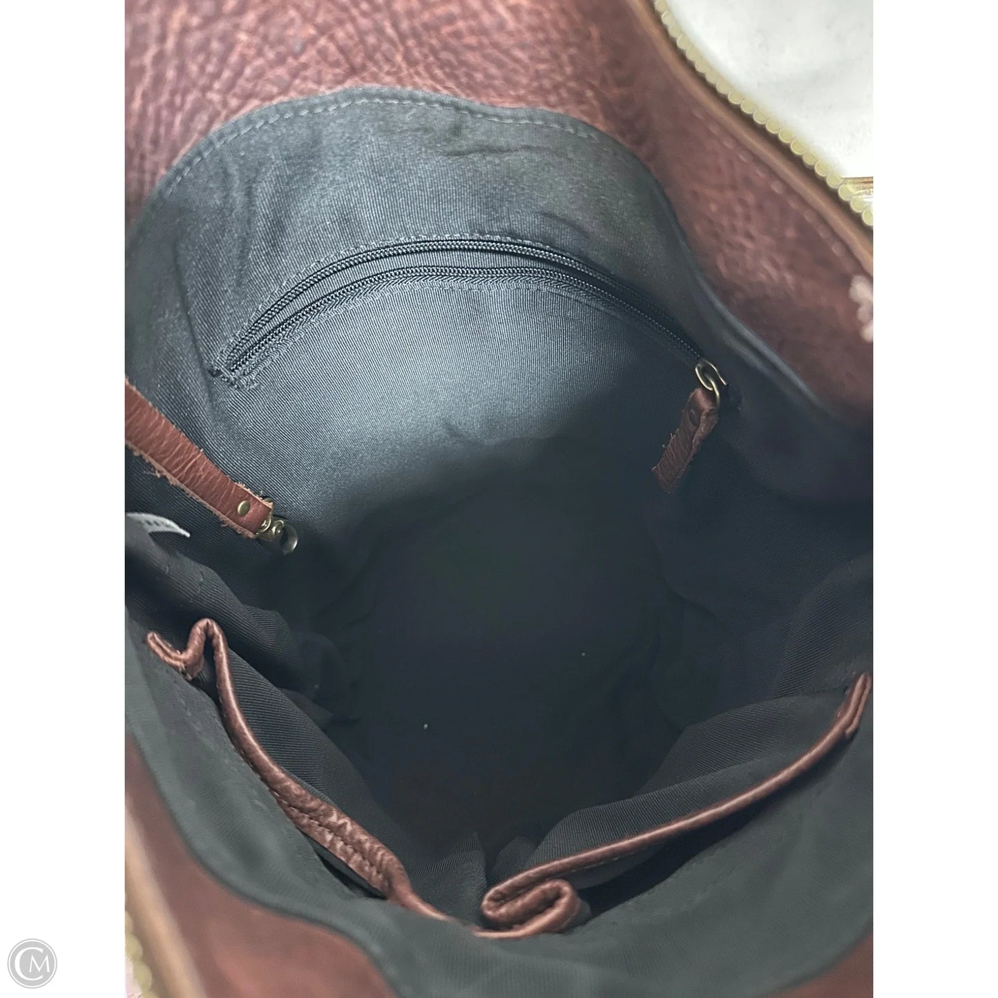 Handbag Leather By Duluth Trading, Size: Medium