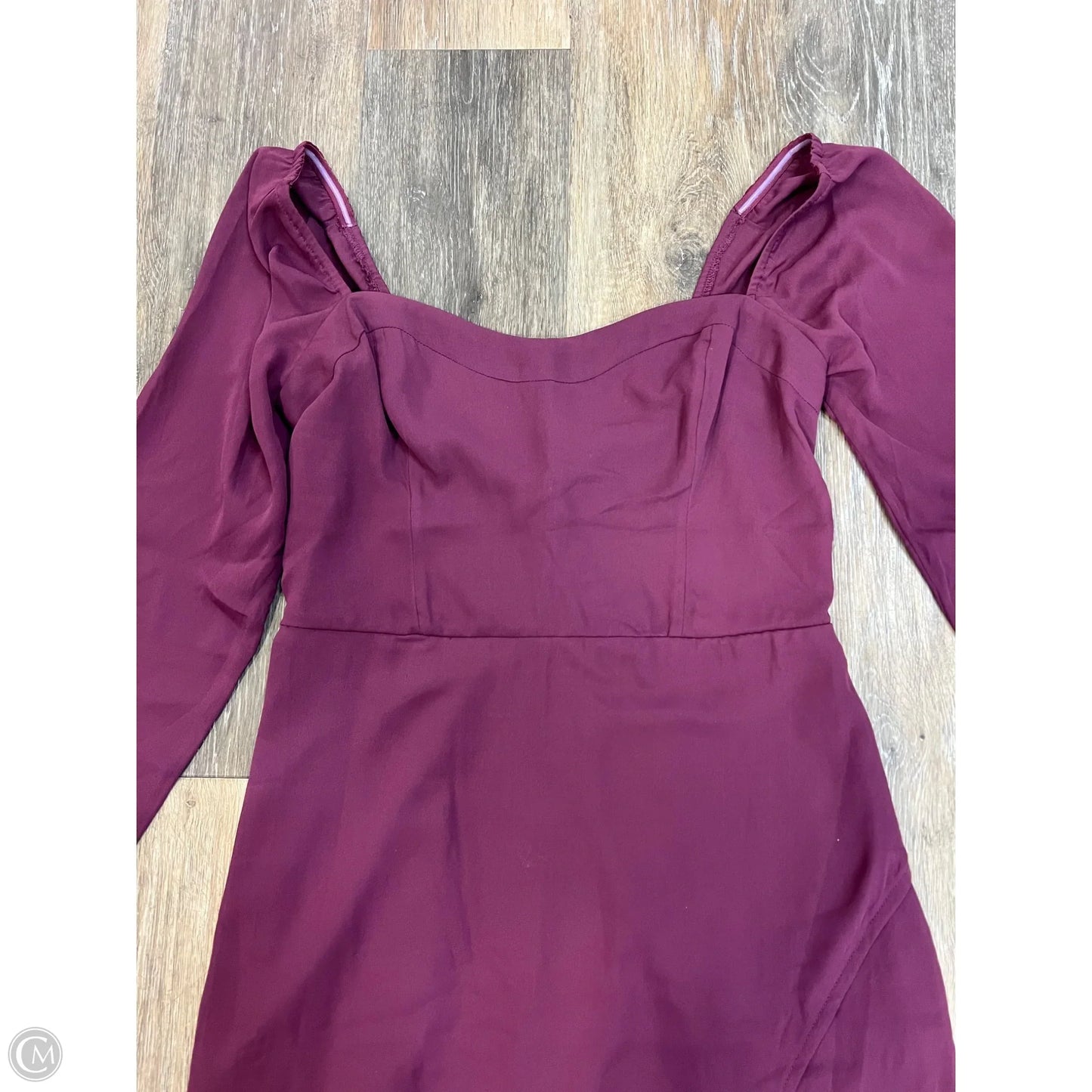 -Dress Party Long By Abercrombie And Fitch In Purple, Size: M