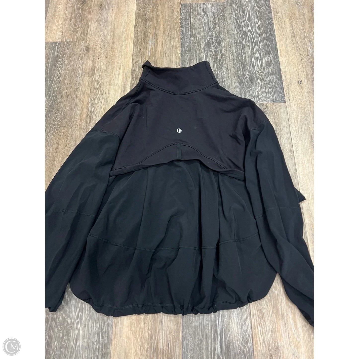 Athletic Jacket By Lululemon In Black, Size: 4