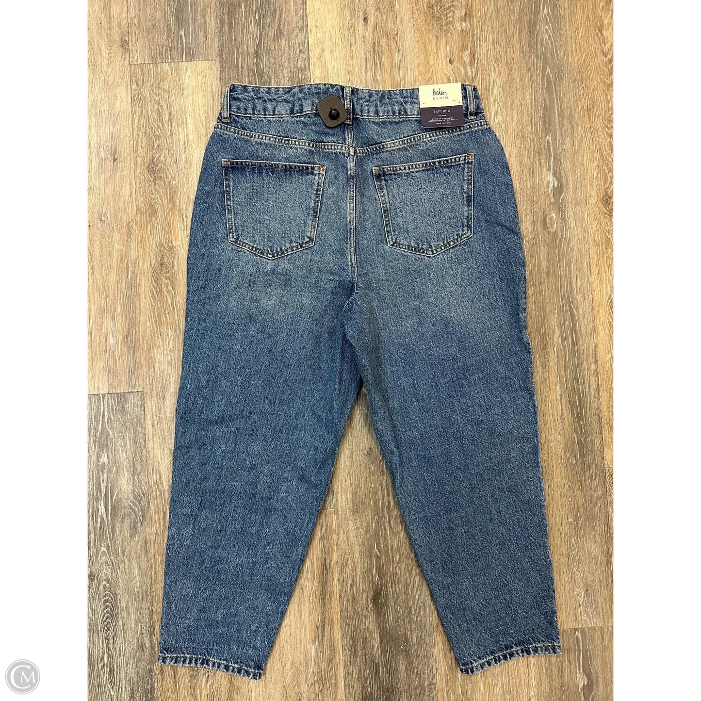 Jeans Wide Leg By Boden In Blue Denim, Size: 12