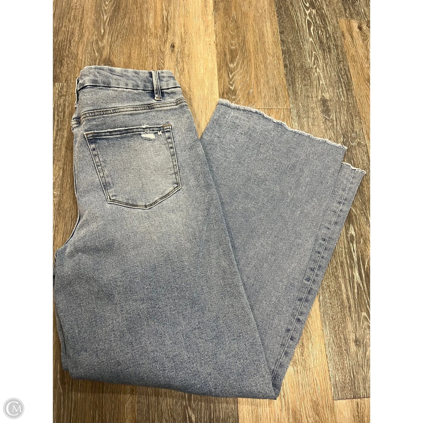 Jeans Wide Leg By Micas In Blue Denim, Size: 12