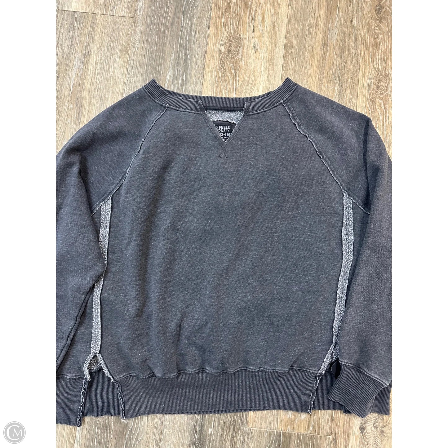 Sweatshirt Crewneck By American Eagle In Grey, Size: Xs