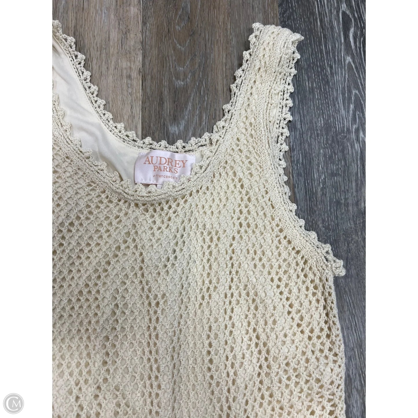 Dress Casual Maxi By Audrey Parks In Cream, Size: M