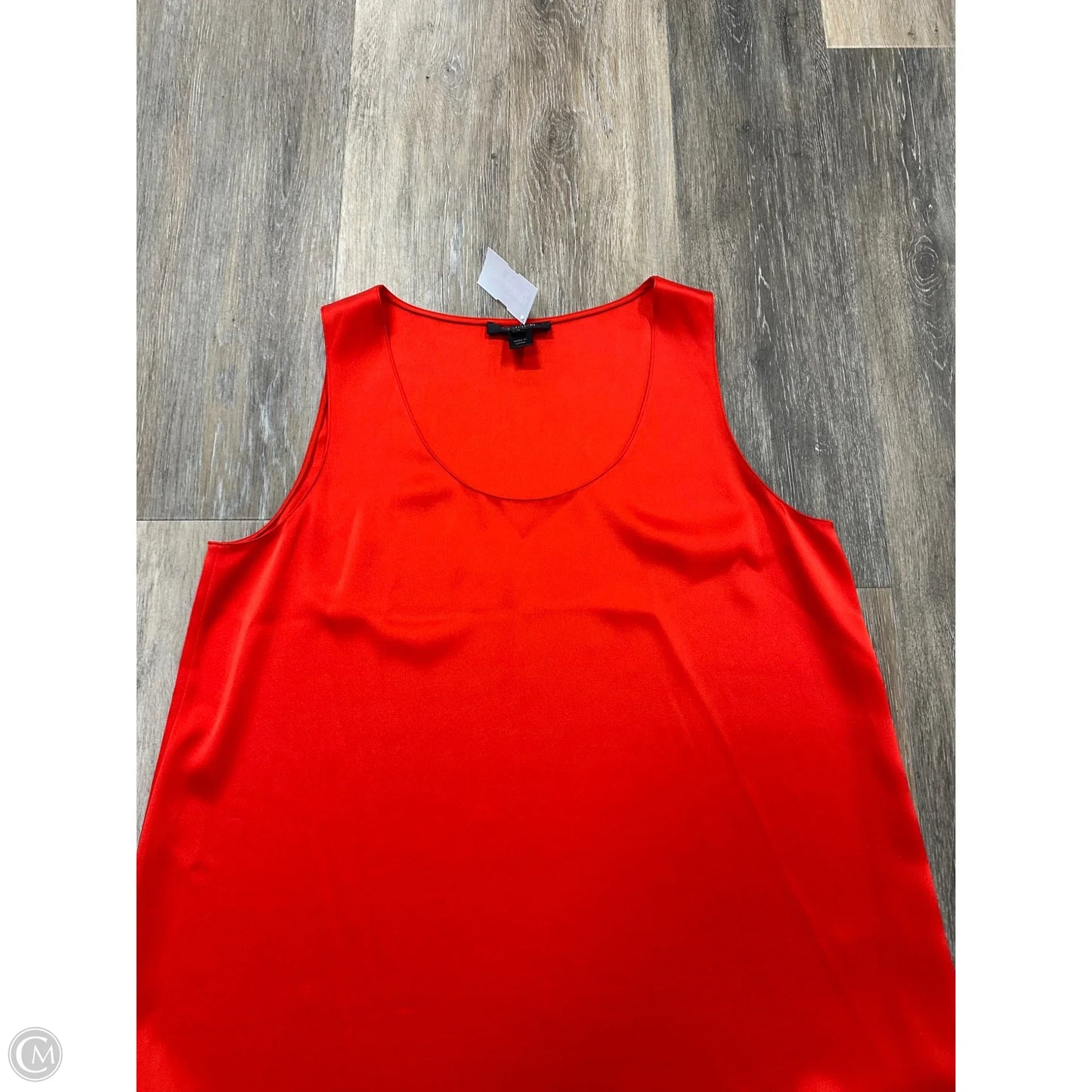Top Sleeveless Designer By St John Collection In Red, Size: M