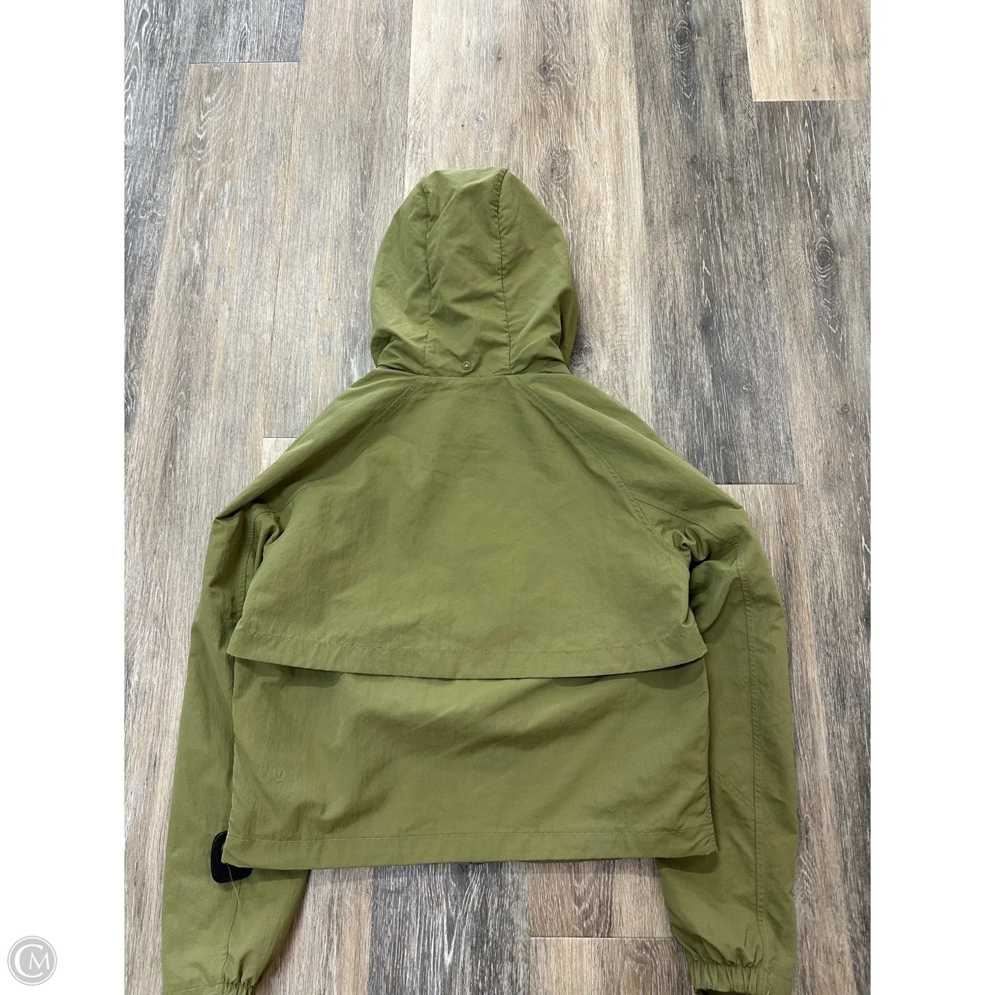 Athletic Jacket By Lululemon In Green, Size: 2