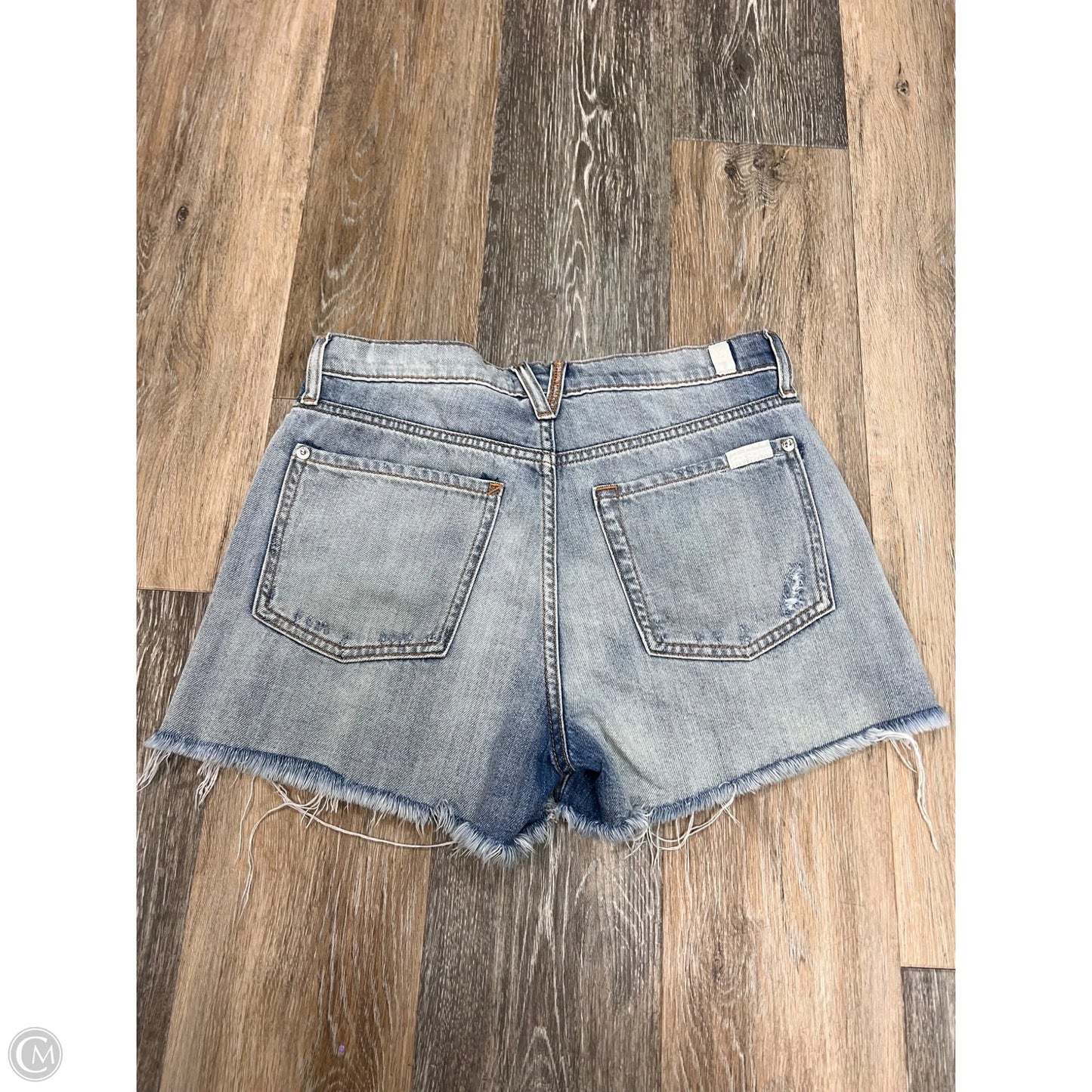 Shorts By 7 For All Mankind In Blue Denim, Size: 2/26