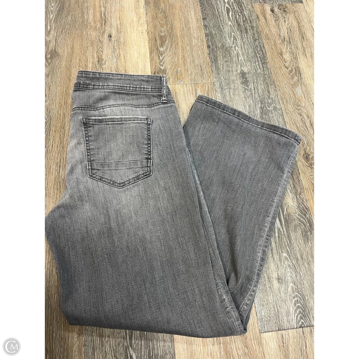 Jeans Straight By Kut In Grey Denim, Size: 8