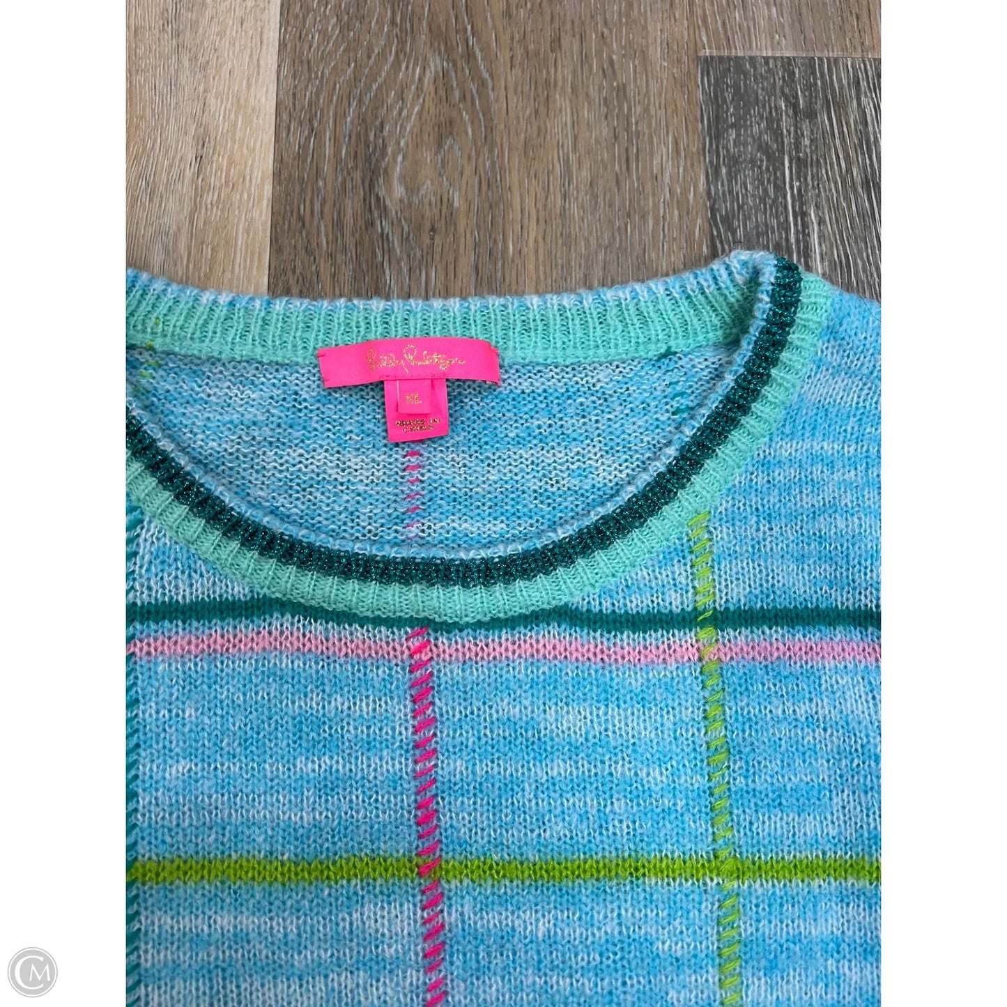 Sweater Designer By Lilly Pulitzer In Blue, Size: Xl