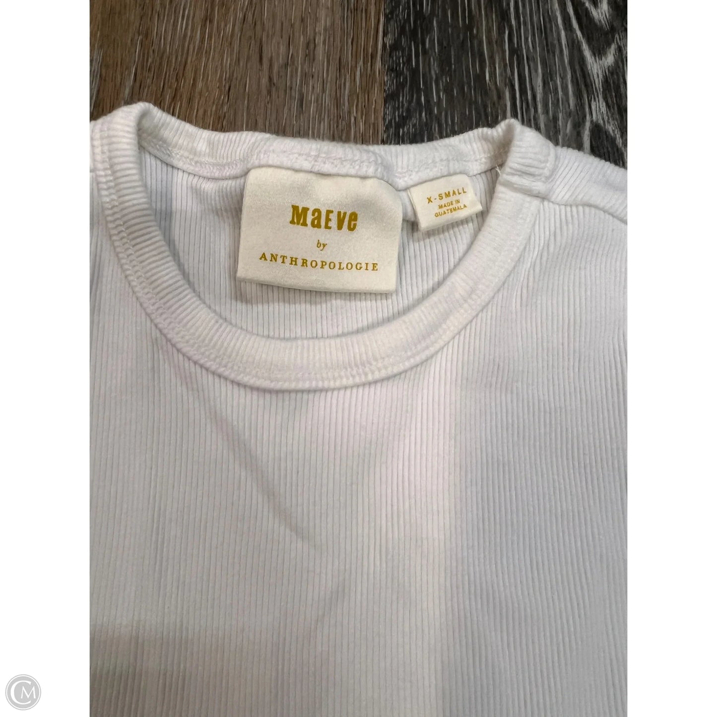 Top Short Sleeve By Maeve In White, Size: Xs