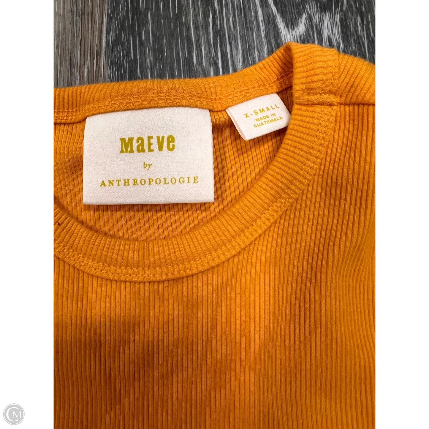 Top Short Sleeve By Maeve In Orange, Size: Xs