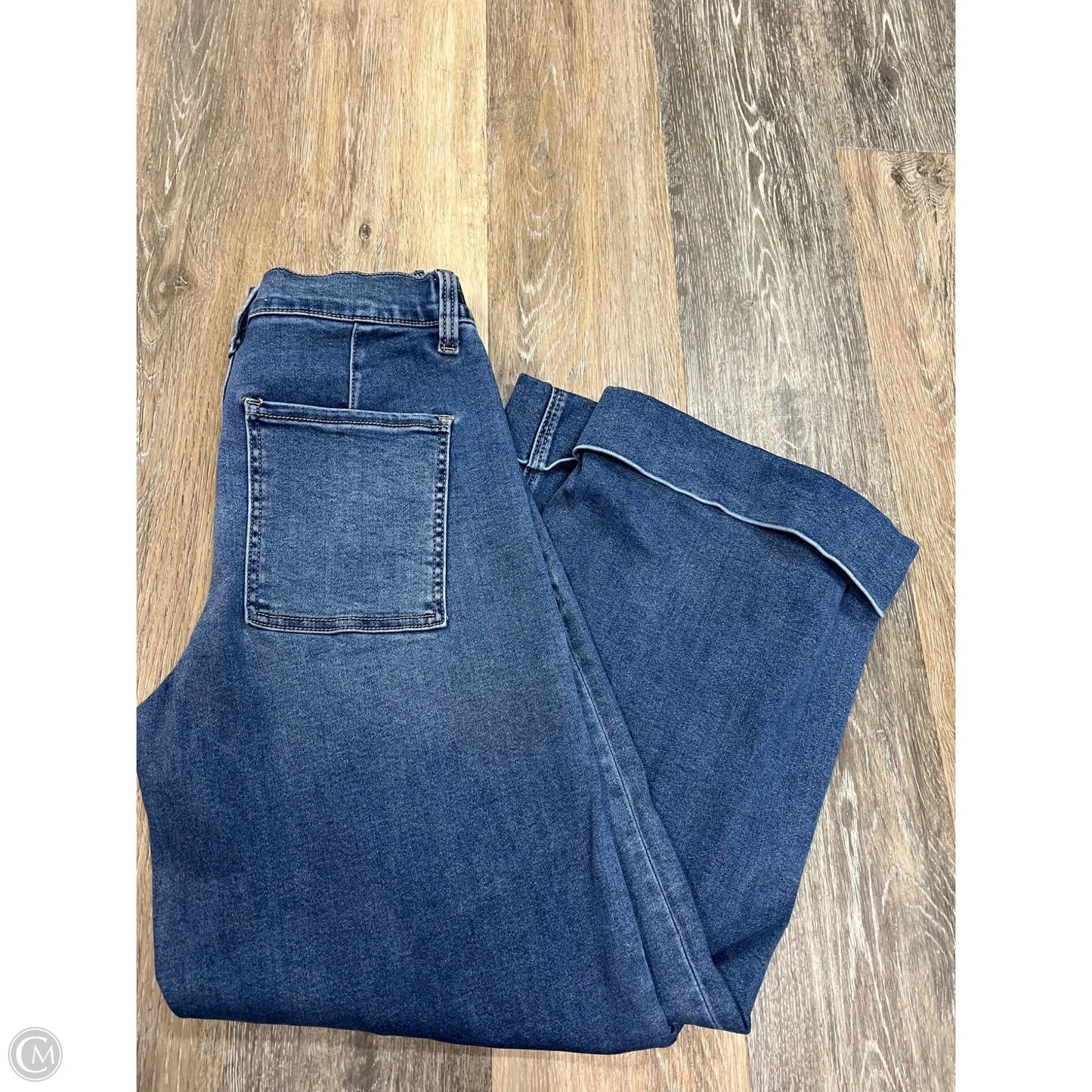 Jeans Wide Leg By Vervet In Blue Denim, Size: 2