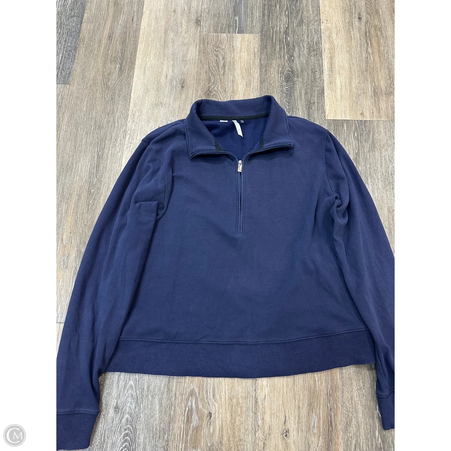 Athletic Sweatshirt Collar By Travis Mathew In Blue, Size: M