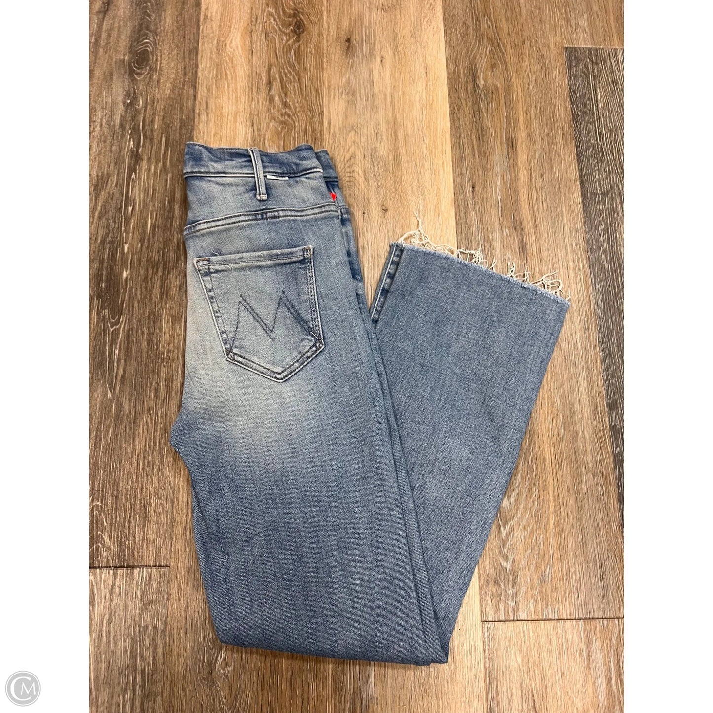 Jeans Flared By Mother In Blue Denim, Size: 0