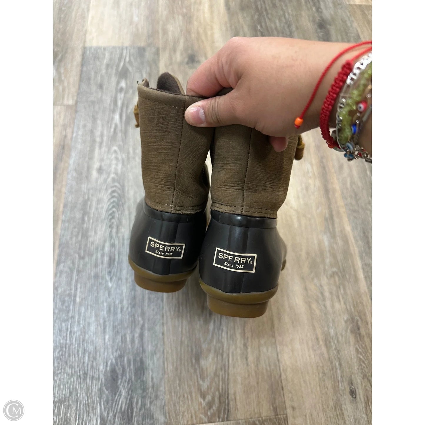 Boots Rain By Sperry In Brown, Size: 8