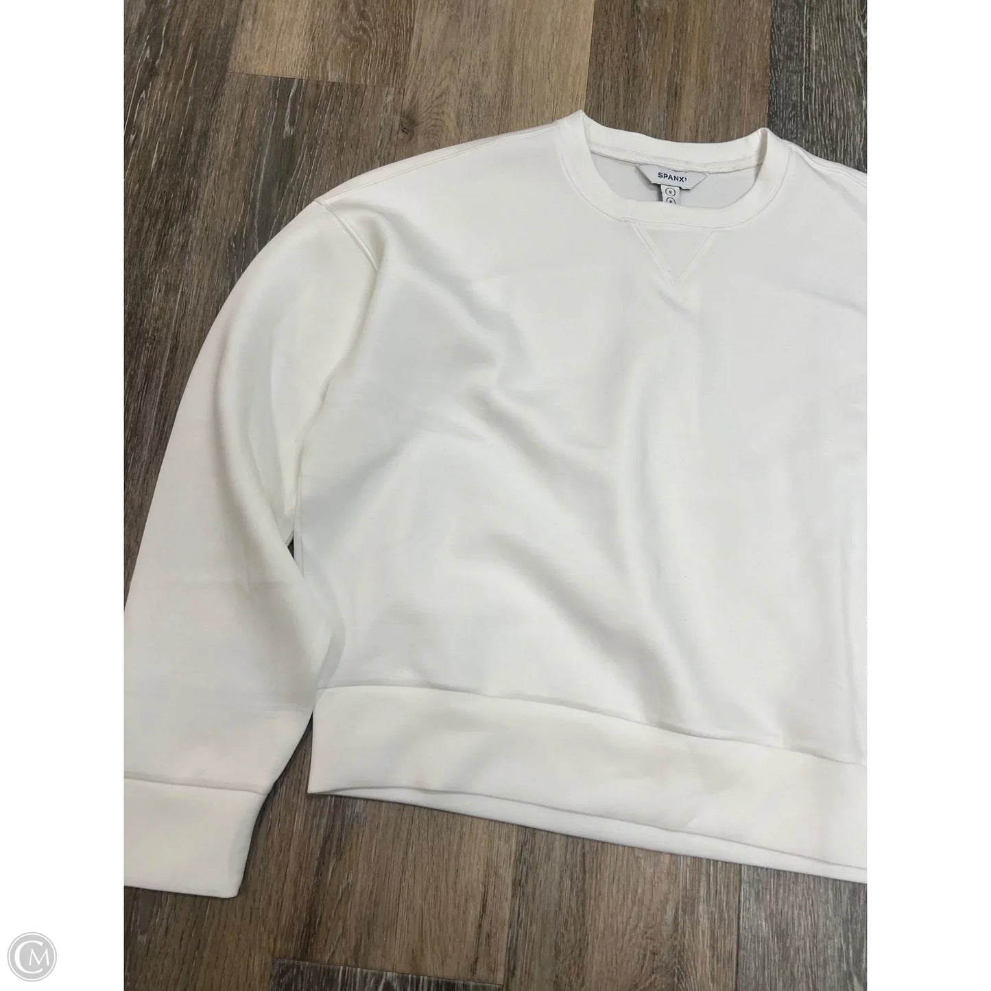 Sweatshirt Crewneck By Spanx In White, Size: S