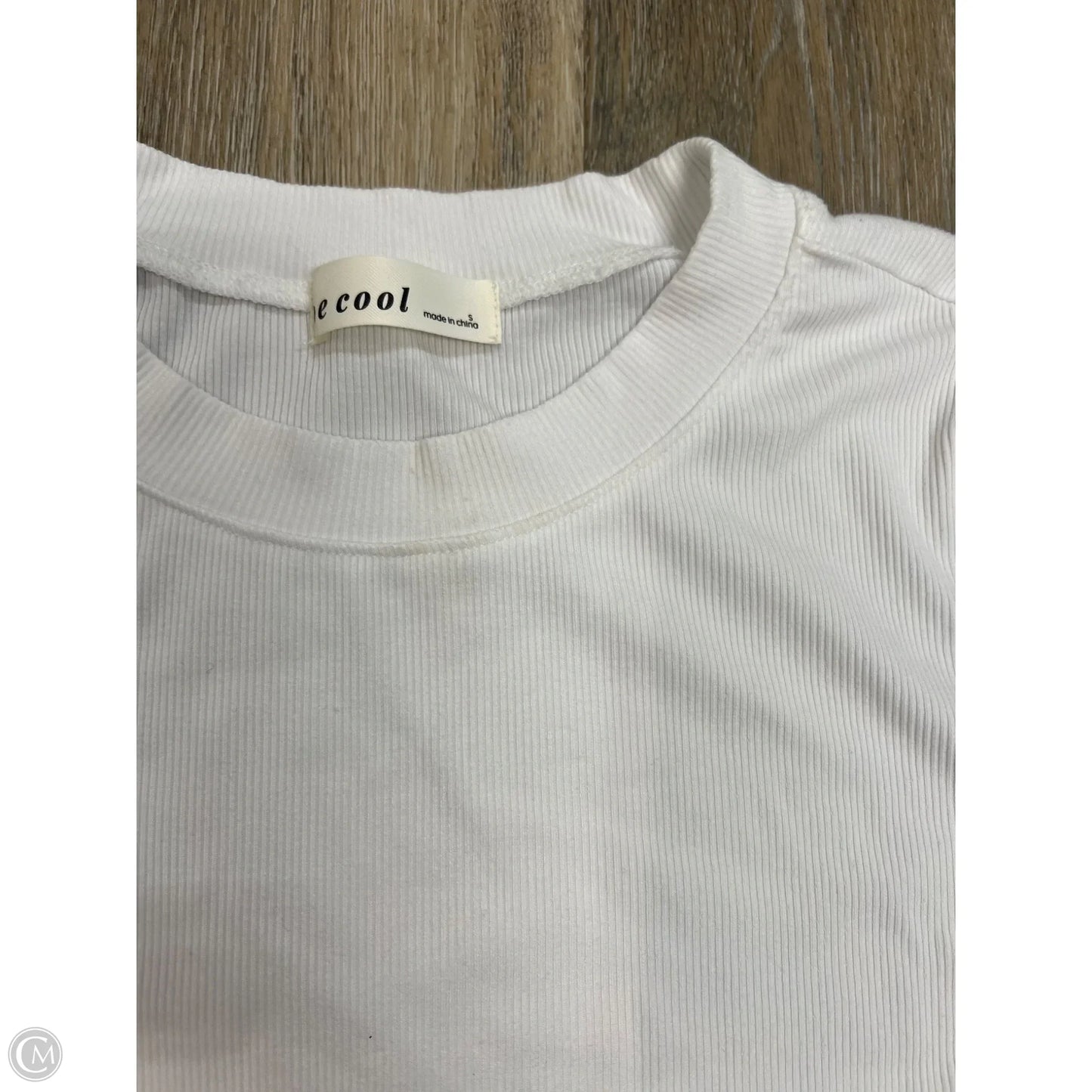 -Top Short Sleeve By Be Cool In White, Size: S