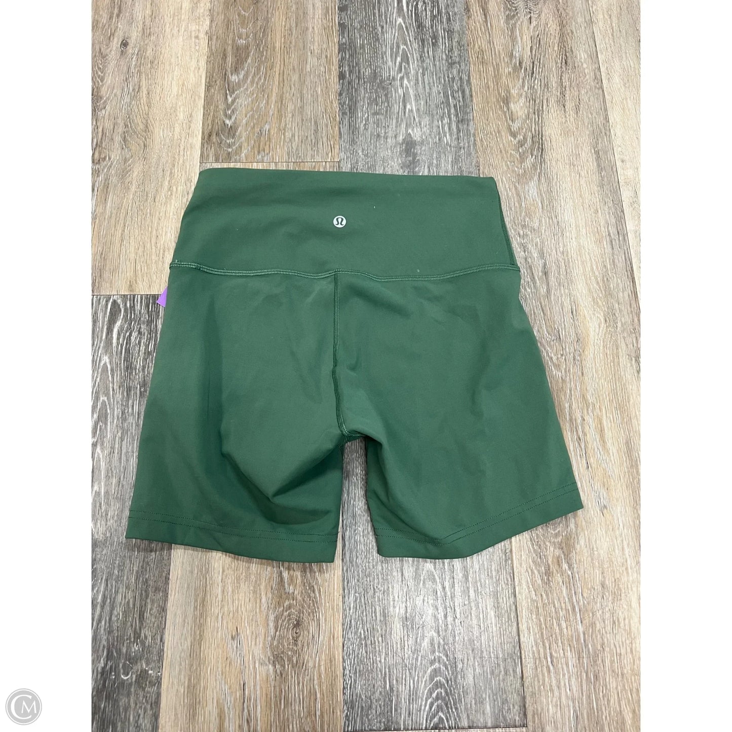 Athletic Shorts By Lululemon In Green, Size: 8