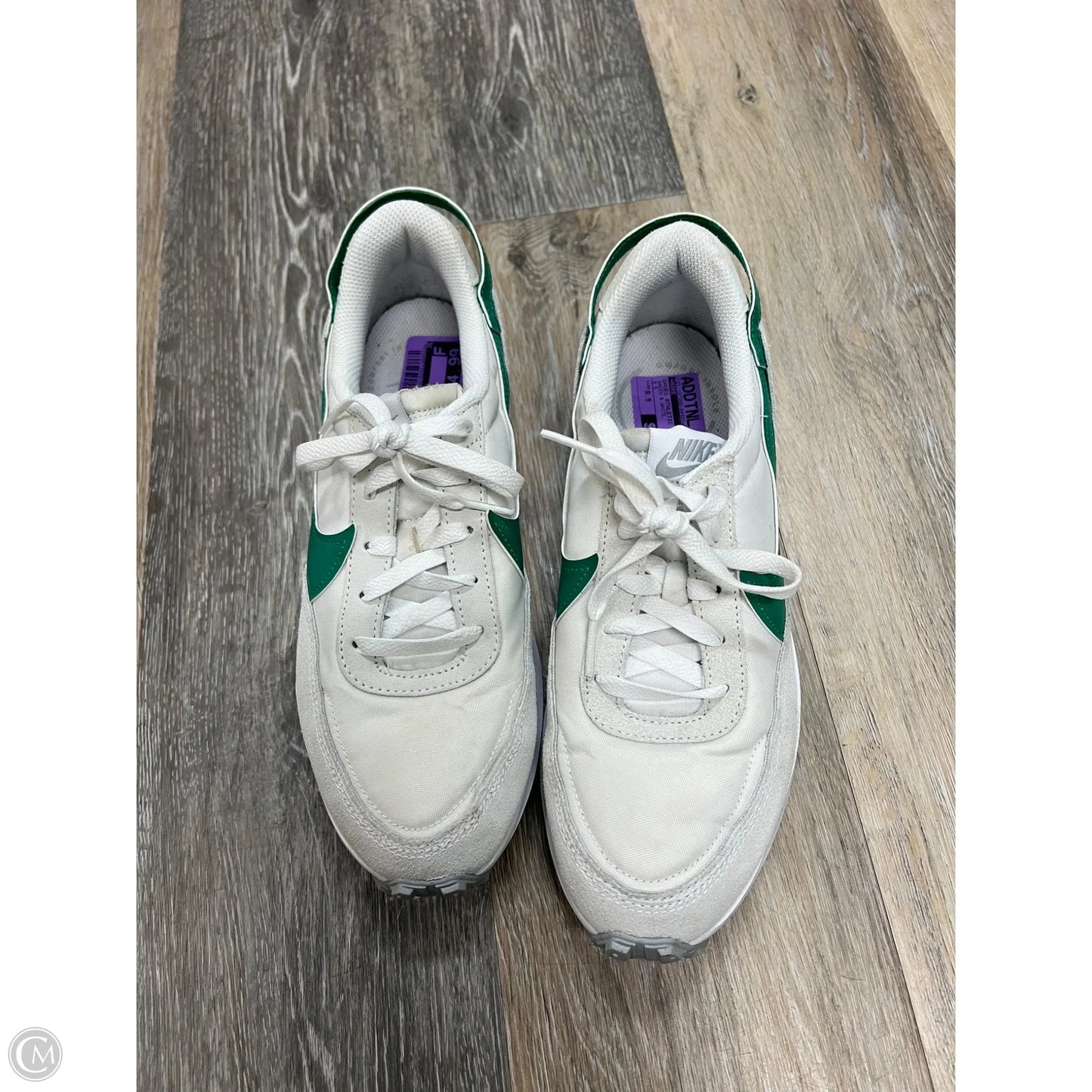 Shoes Athletic By Nike In Green & White, Size: 9.5