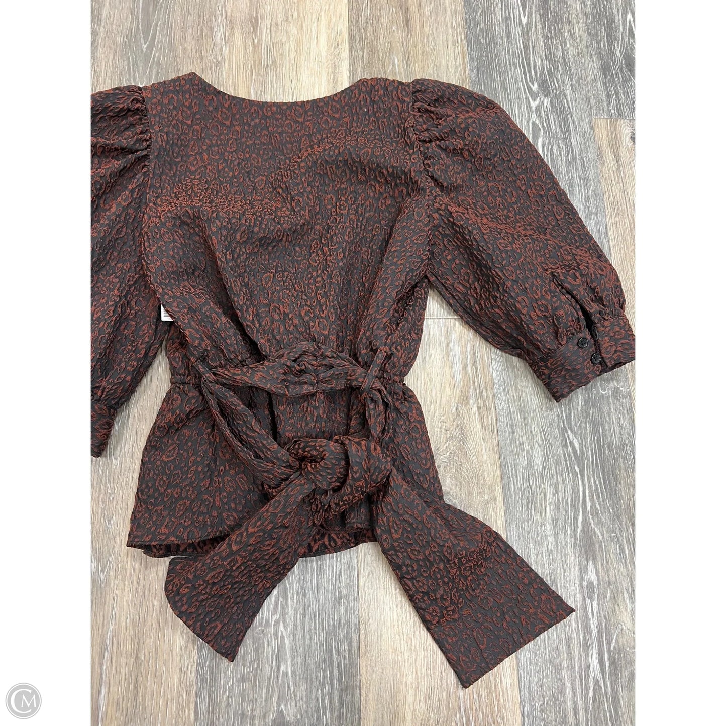 Blouse 3/4 Sleeve By Hutch In Orange, Size: S