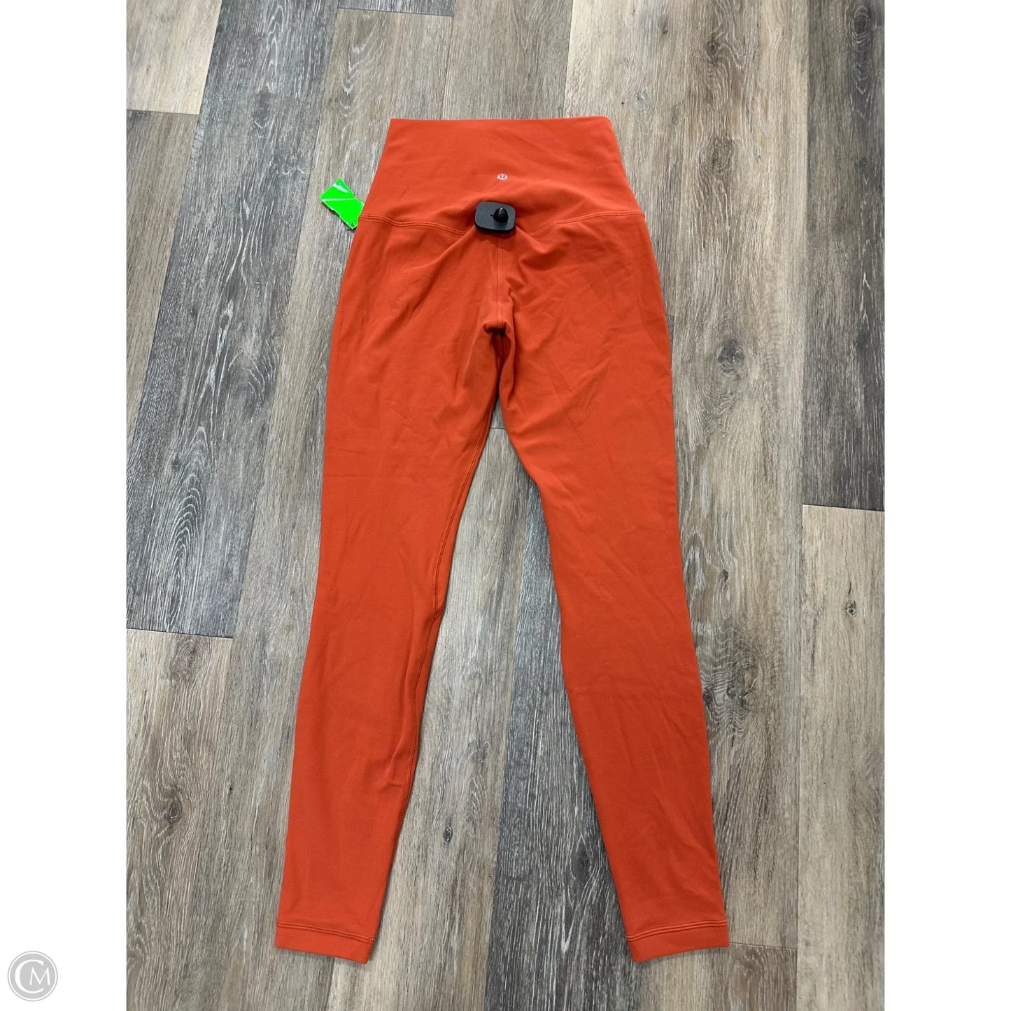Athletic Leggings By Lululemon In Orange, Size: 6