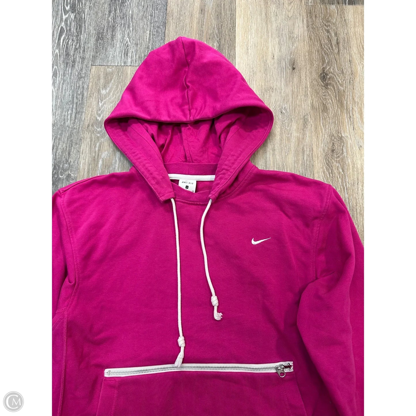 Athletic Sweatshirt Hoodie By Nike Apparel In Pink, Size: S