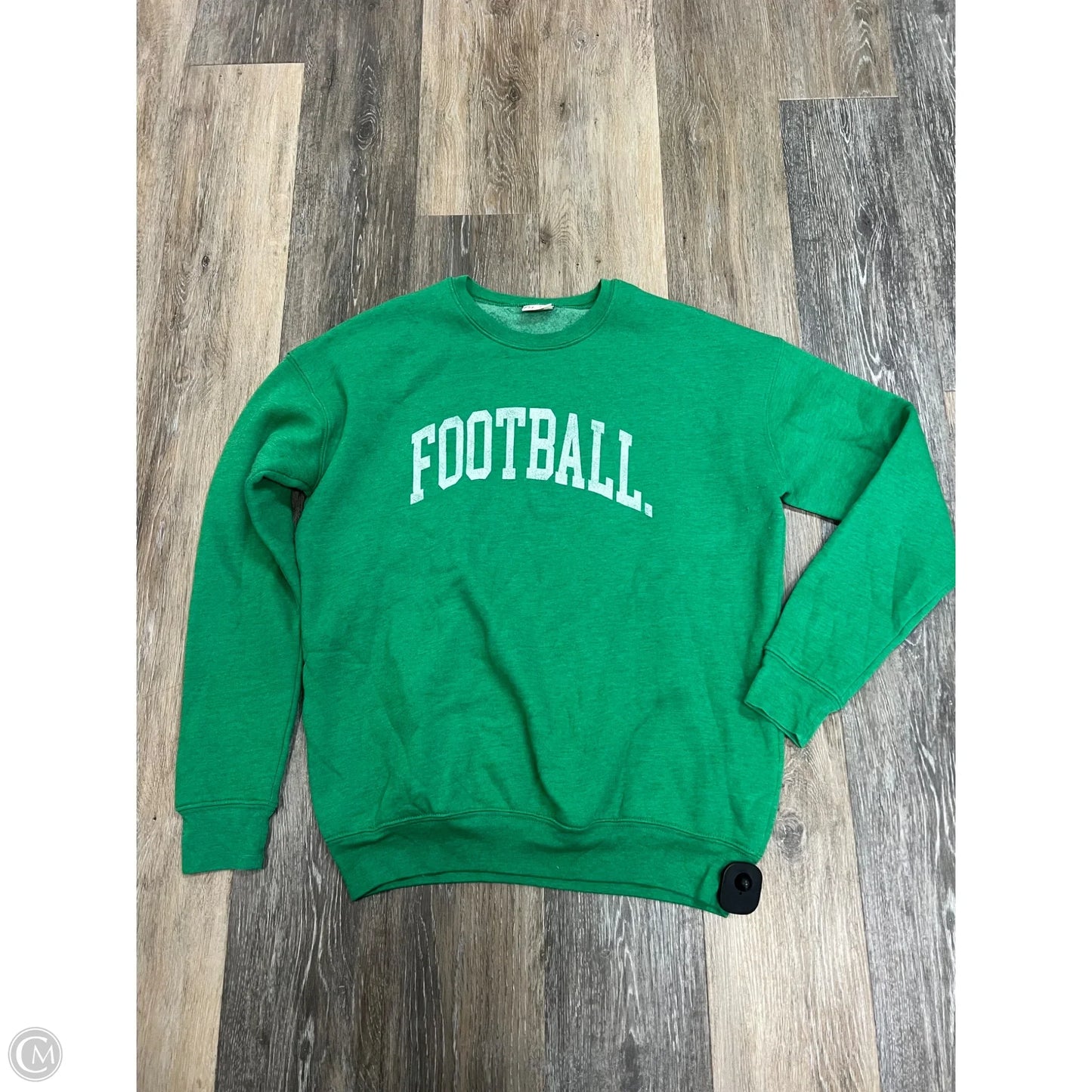 Athletic Sweatshirt Collar By Oat Collective In Green, Size: M